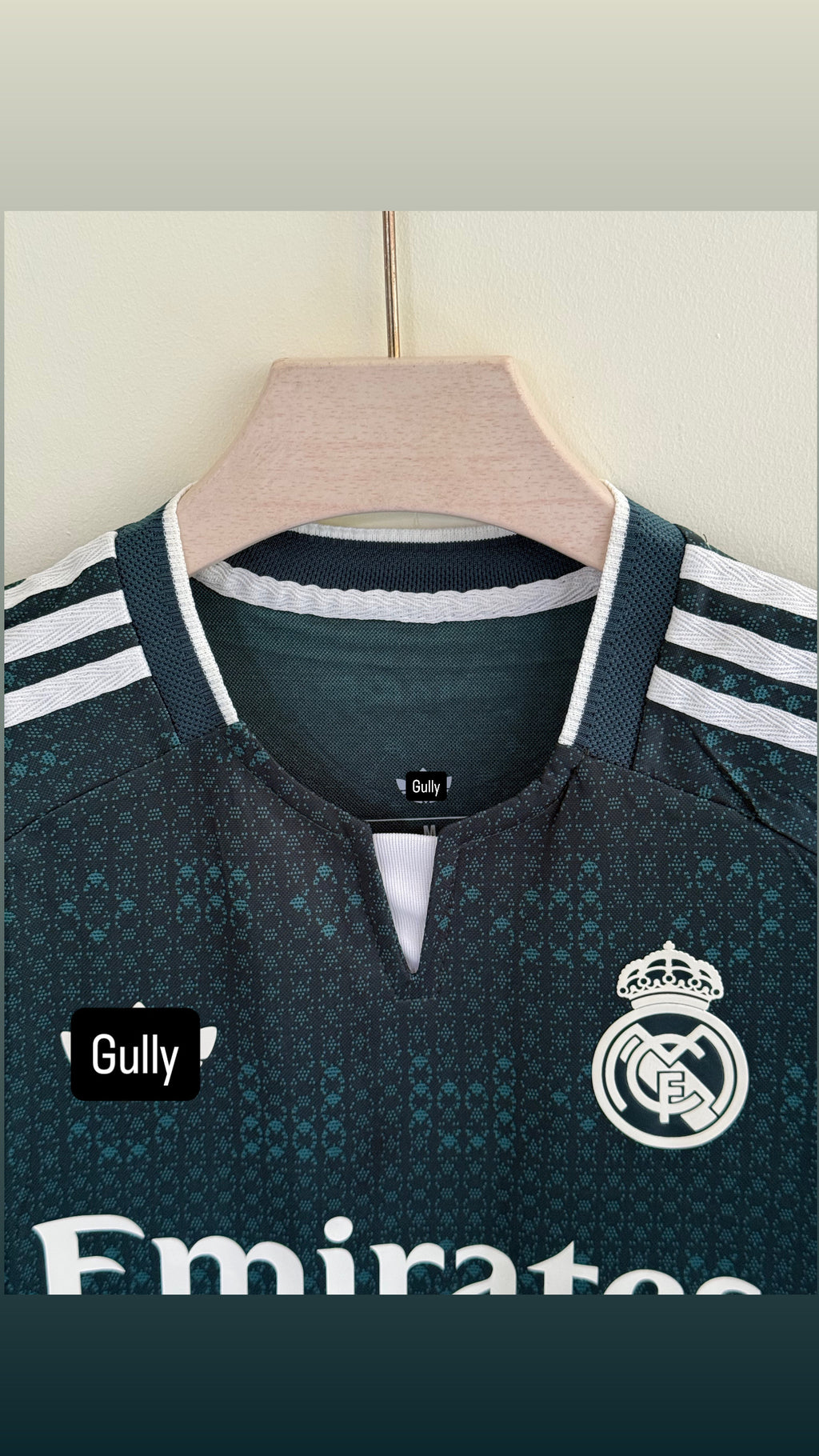 REAL MADRID AWAY KIT 26/27 PLAYER VERSION EMBROIDERY