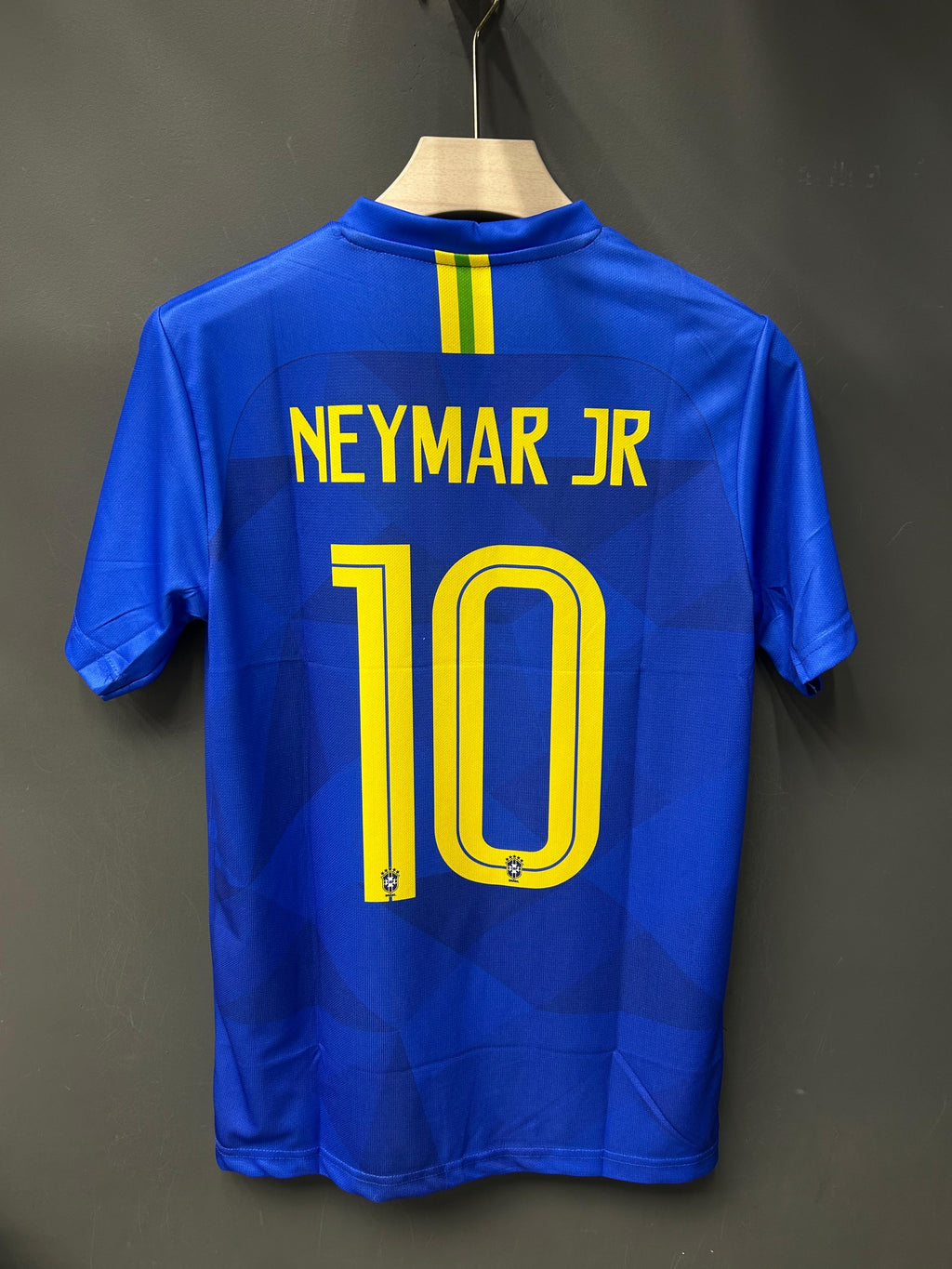 NEYMAR BRAZIL 2018 WORLD CUP AWAY KIT EMBROIDERY