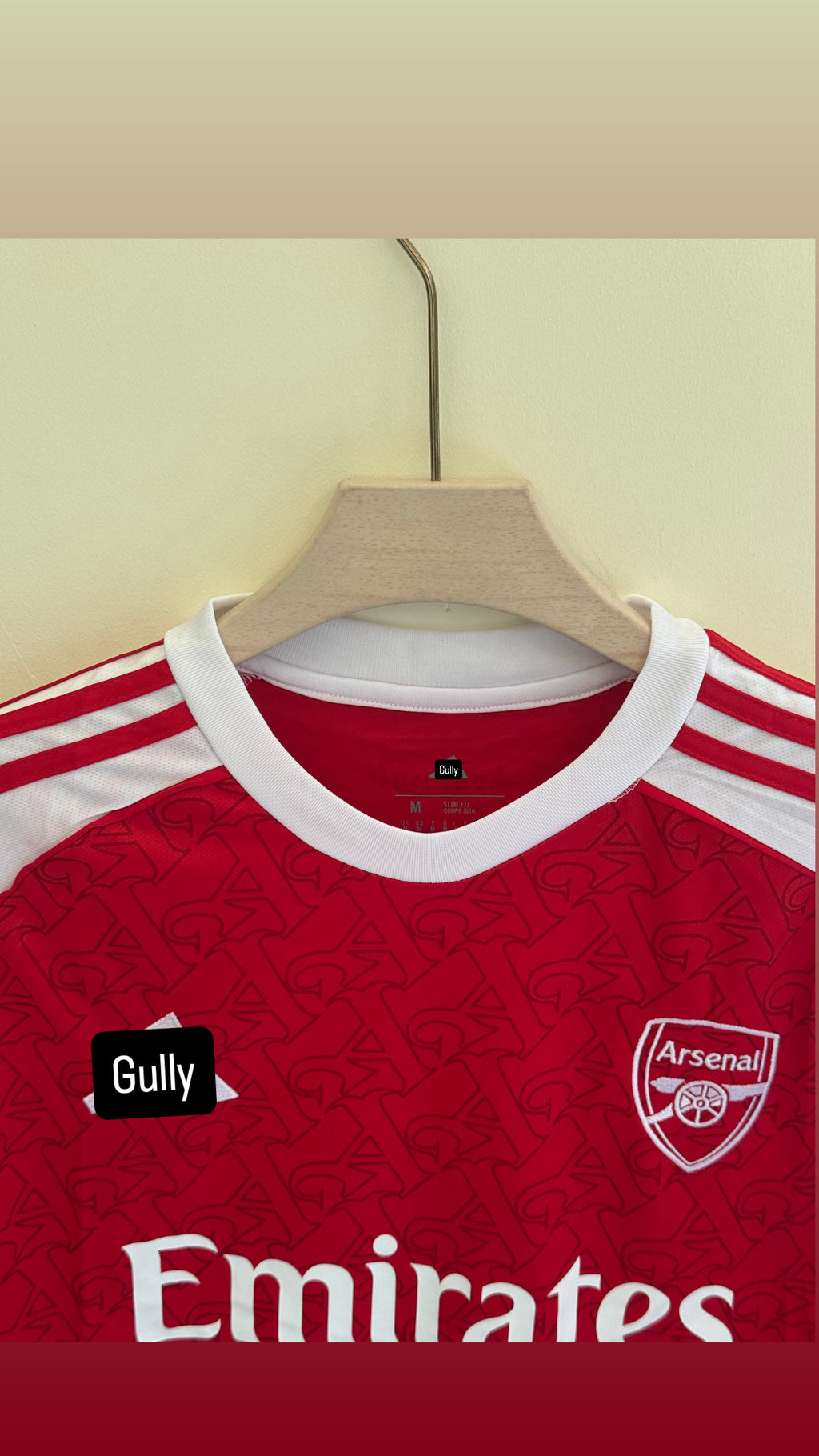 ARSENAL HOME KIT 25/26 MASTER QUALITY EMBROIDERY