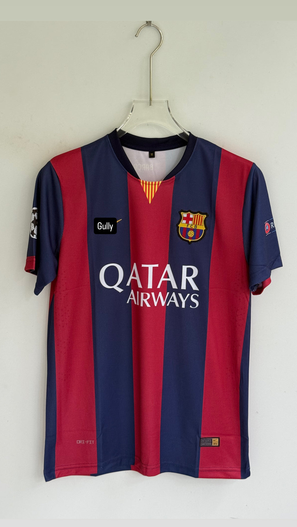 MESSI BARCELONA 2014 HOME KIT EMBROIDERY