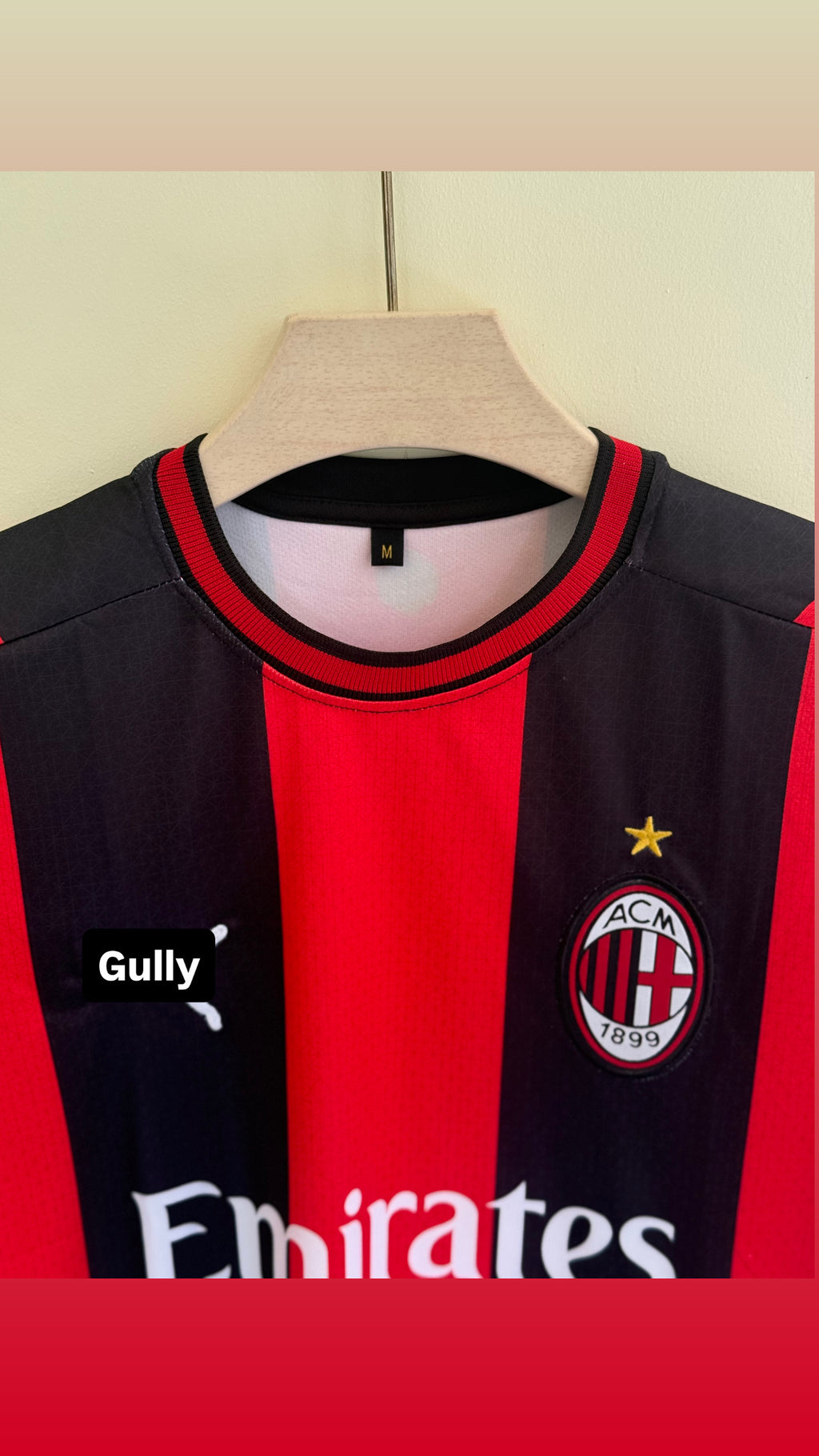 MODRIC AC MILAN HOME KIT 26/27 EMBROIDERY