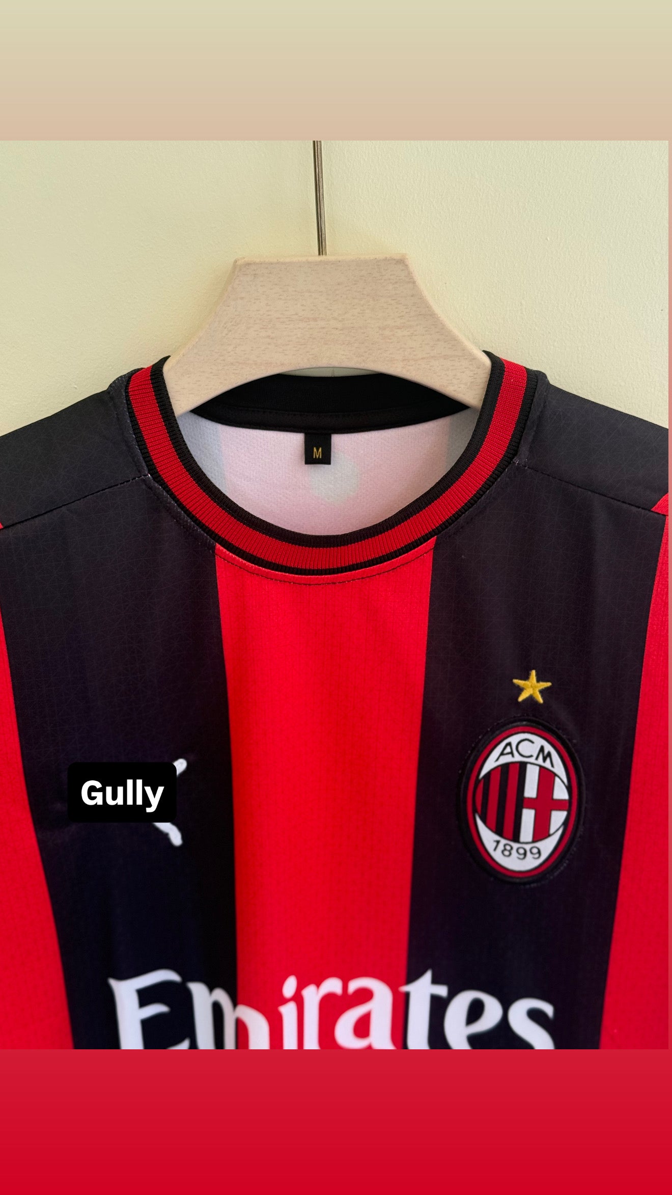 MODRIC AC MILAN HOME KIT 26/27 EMBROIDERY