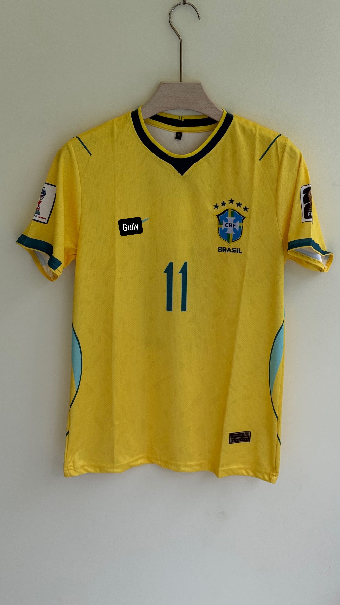 RAPHINHA BRAZIL HOME 2026 WORLD CUP KIT EMBROIDERY