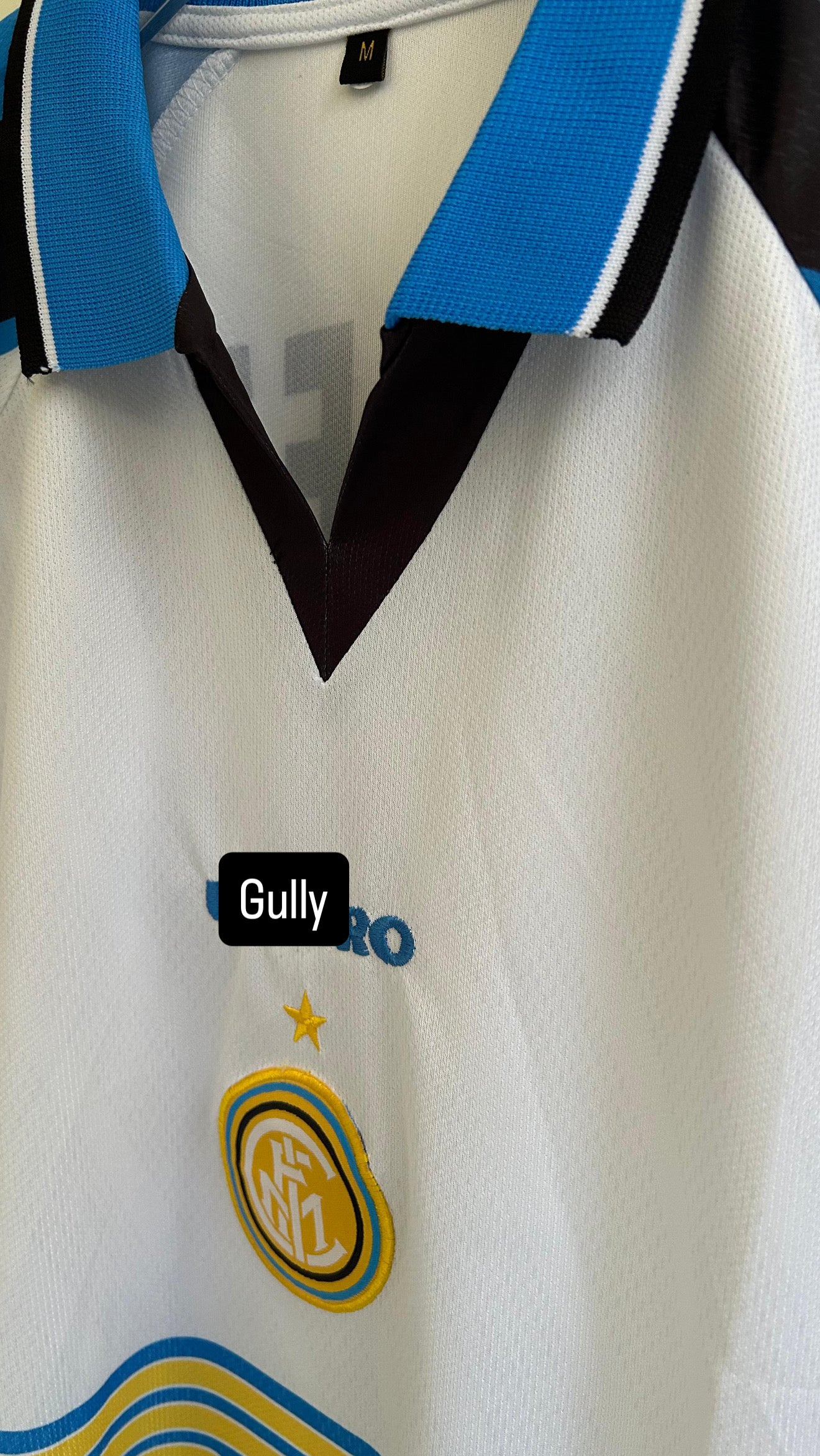 ZENETTI INTER MILAN POLO FIVE SLEEV EMBROIDERY