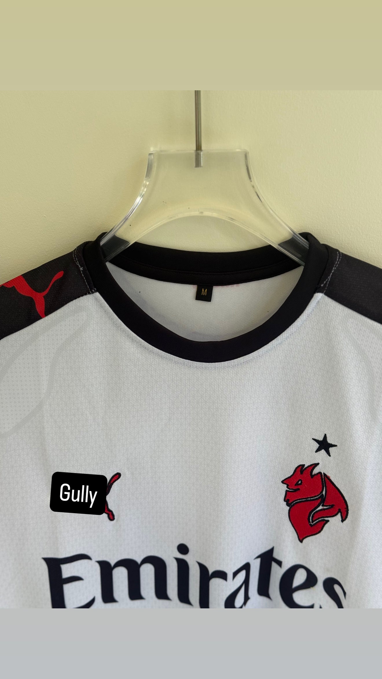 MODRIC AC MILAN 25/25 AWAY KIT EMBROIDERY