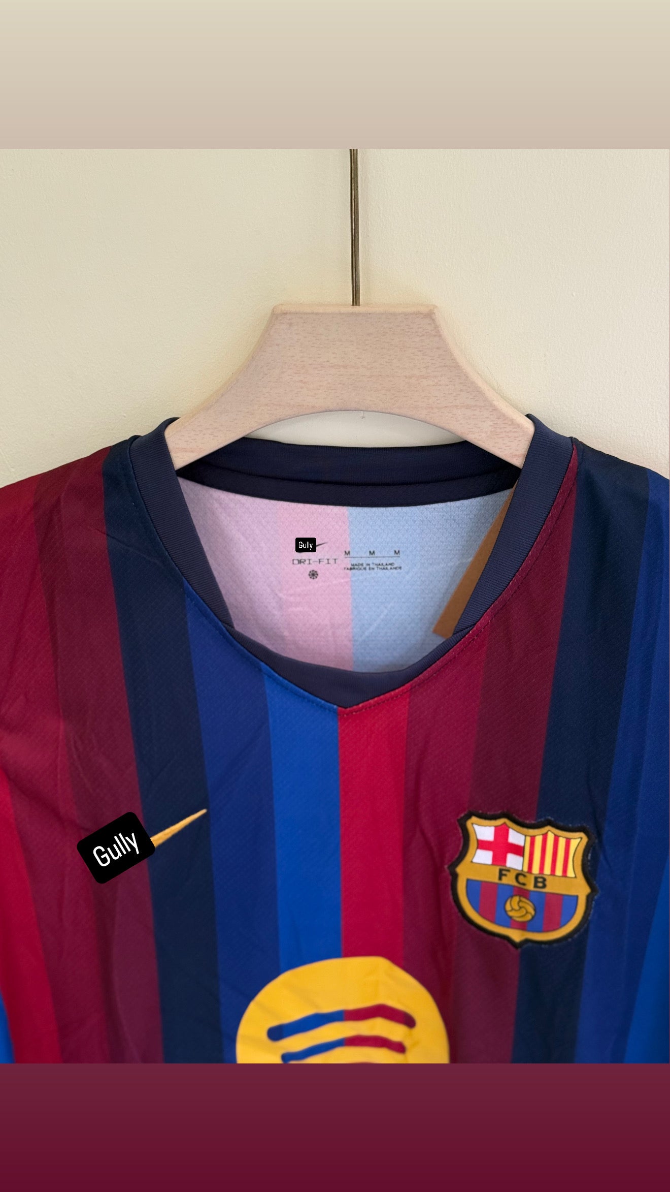 BARCELONA HOME KIT 26/27  MASTER QUALITY EMBROIDERY