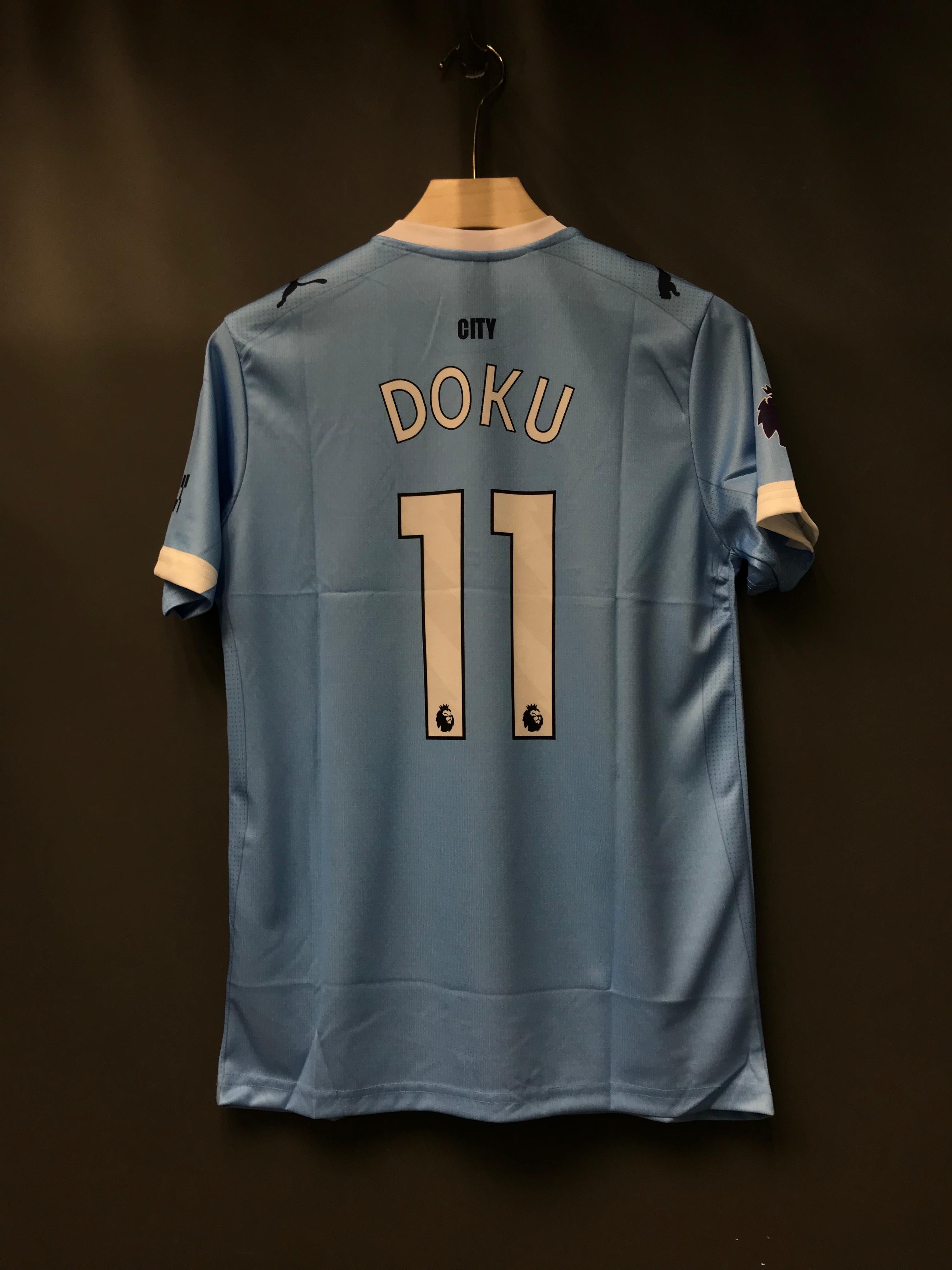 DOKU MANCHESTER CITY HOME KIT 25/26 EMBROIDERY