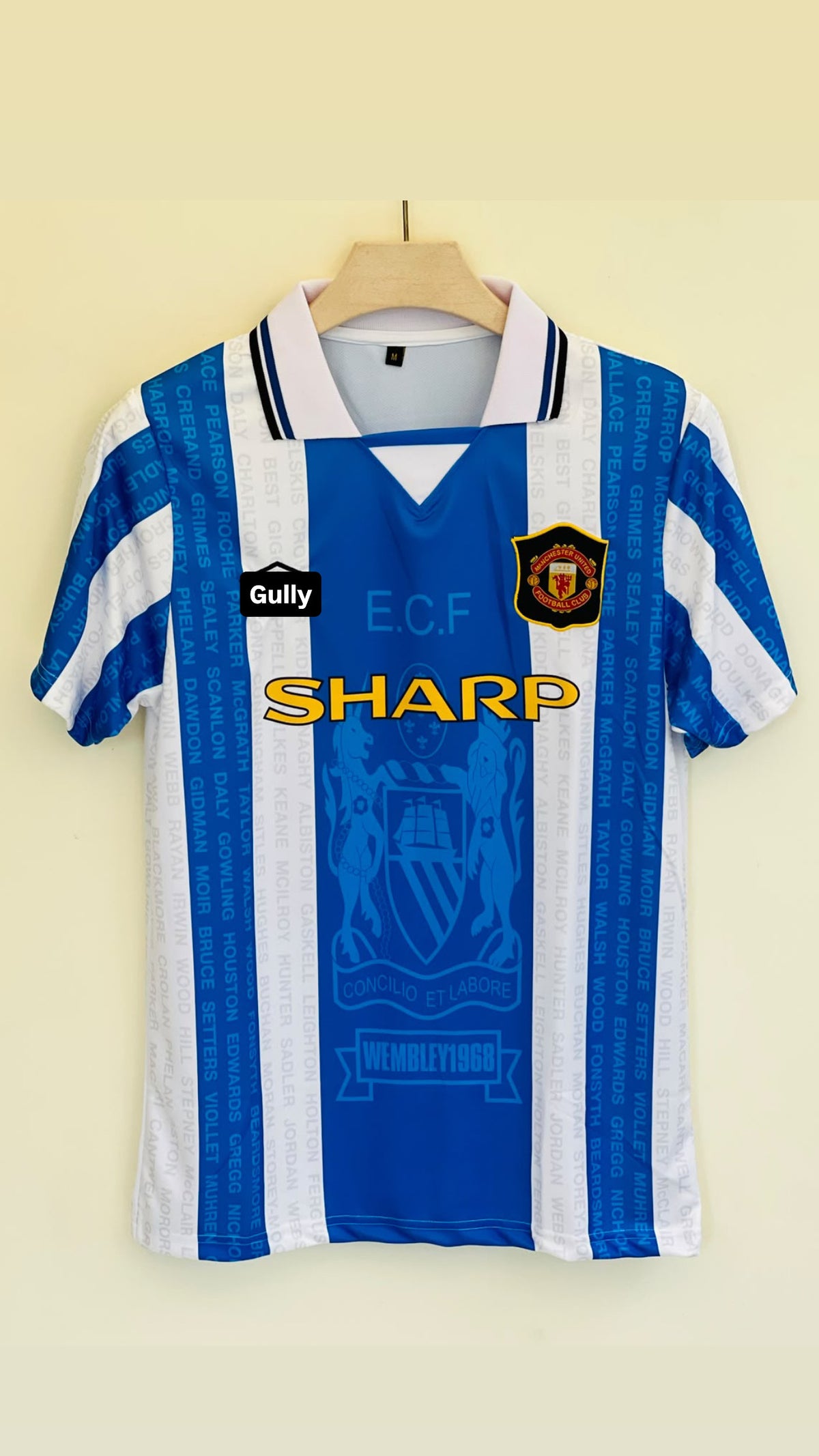 BECKHAM UNITED  POLO EMBROIDERY
