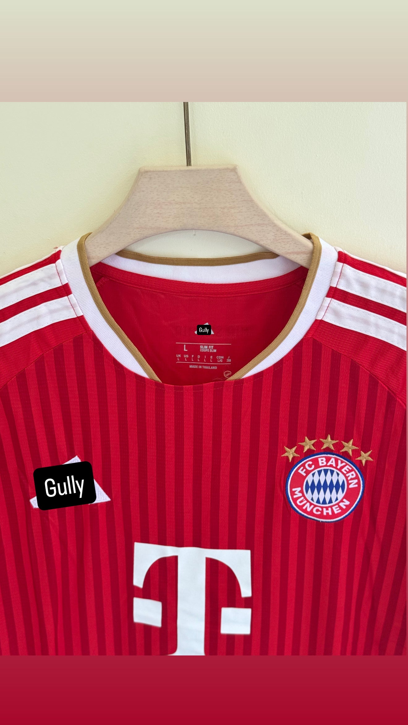 BAYERN HOME KIT 26/27  MASTER QUALITY EMBROIDERY