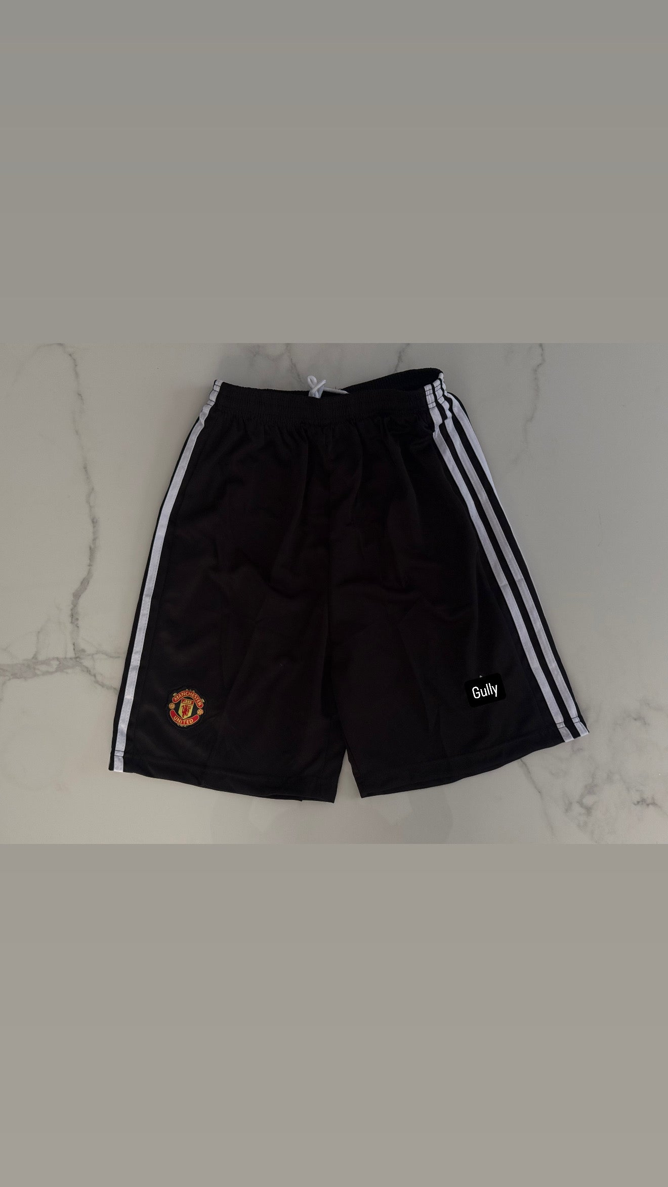 UNITED BLACK SHORTS EMBROIDERY
