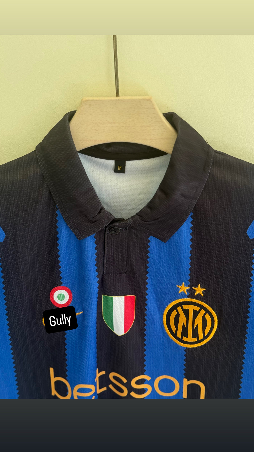LAUTARO INTER MILAN 26/27 HOME KIT POLO EMBROIDERY