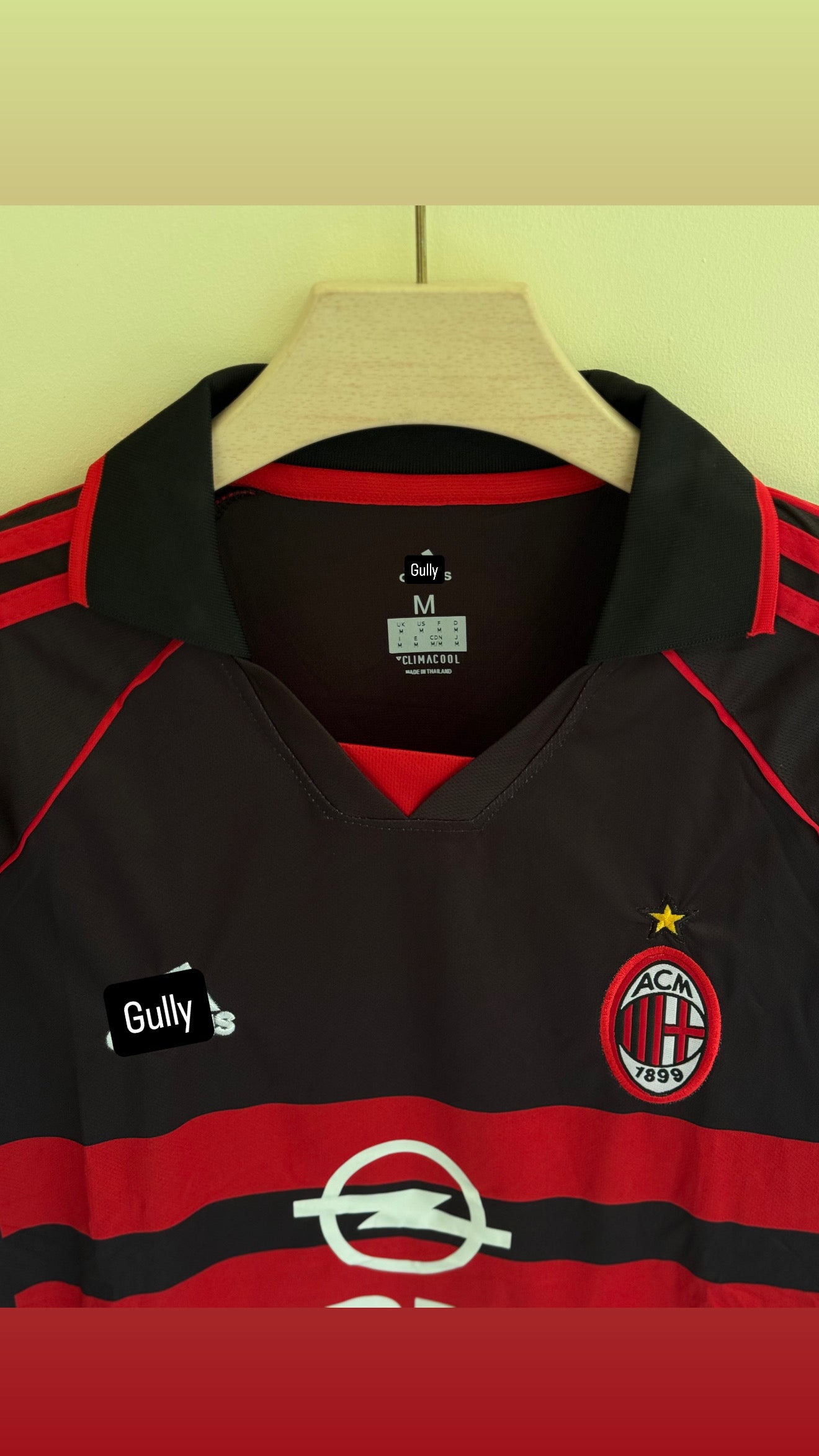 AC MILAN 1998/99 AWAY KIT MASTER QUALITY EMBROIDERY