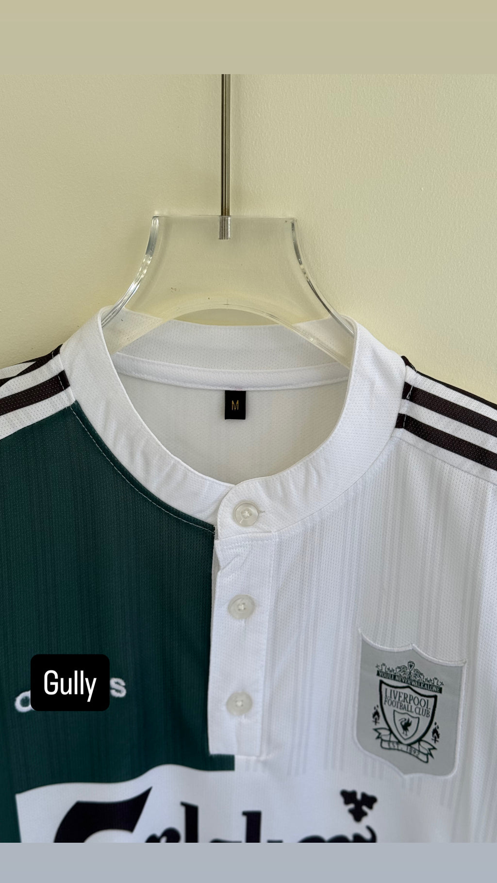 FOWLER LIVERPOOL 1995/96 AWAY KIT EMBROIDERY