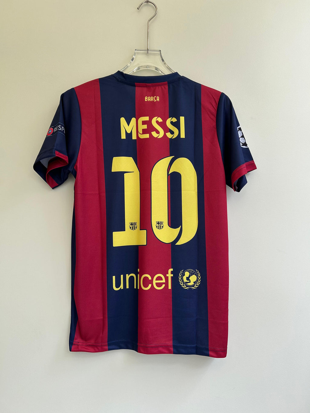 MESSI BARCELONA 2014/15 HOME KIT EMBROIDERY