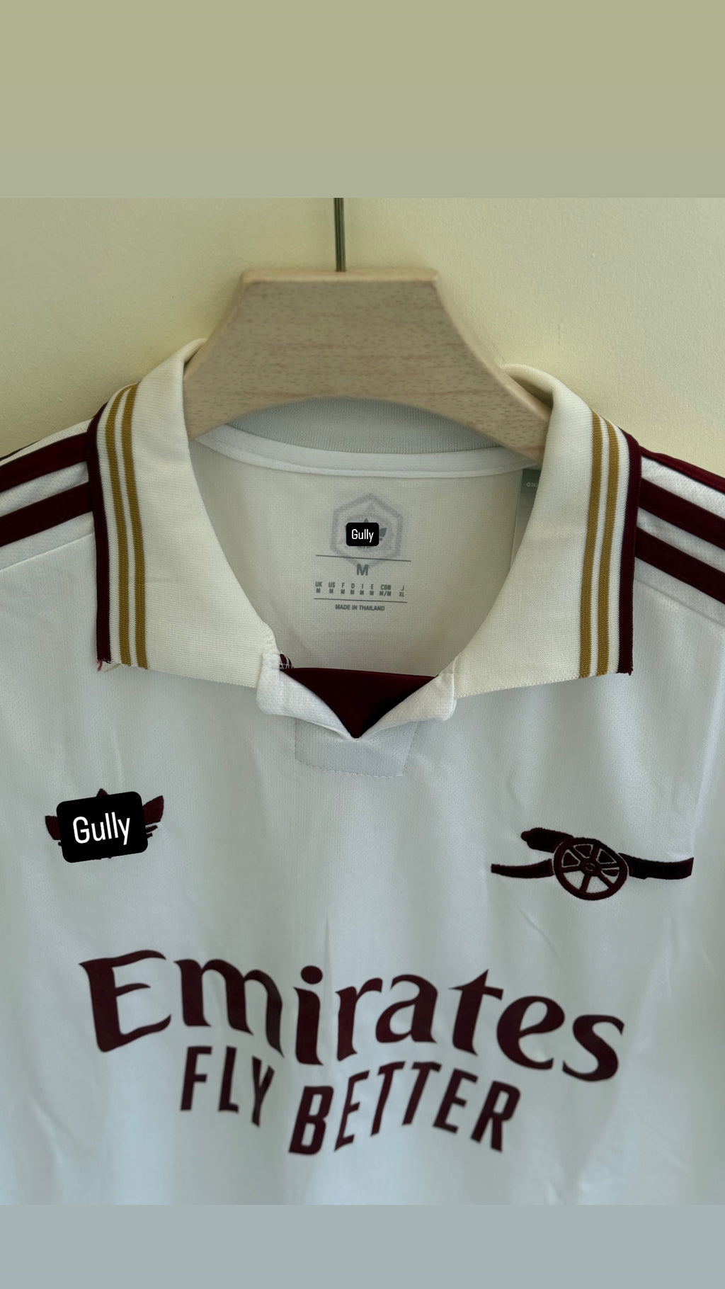 ARSENAL AWAY KIT 25/26 POLO MASTER QUALITY EMBROIDERY