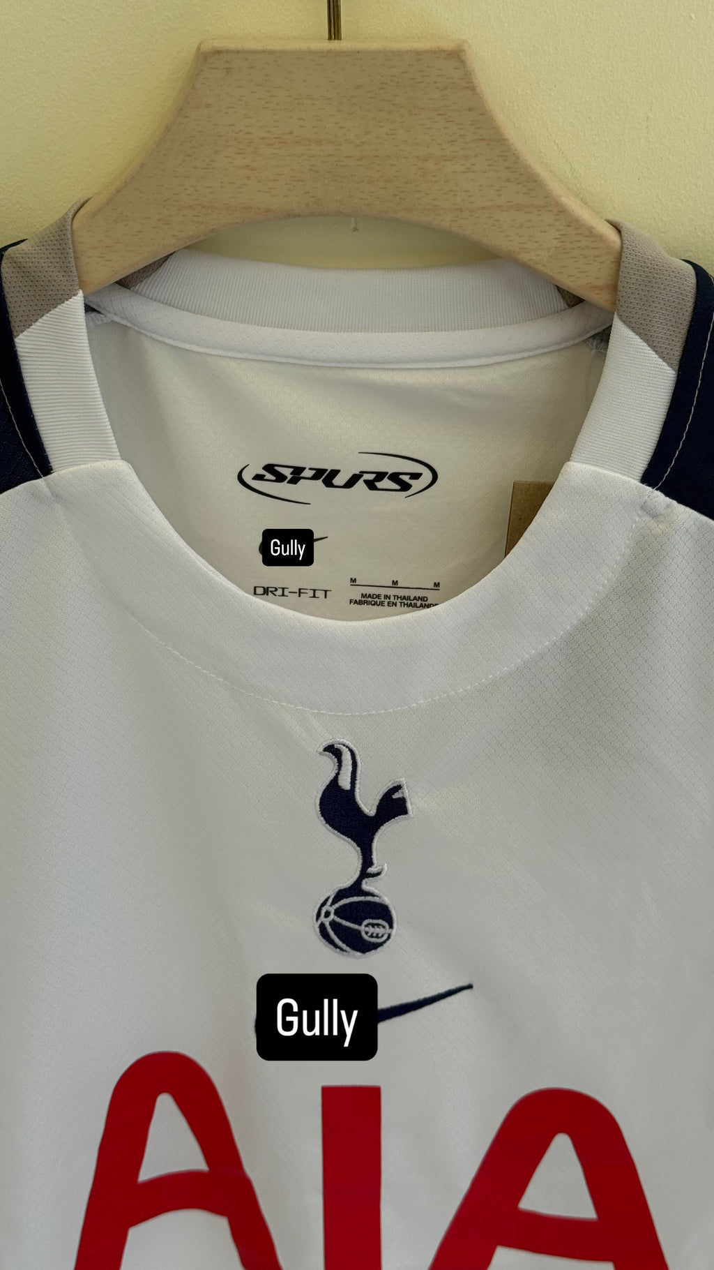TOTTENHAM HOME KIT 25/26 MASTER QUALITY EMBROIDERY