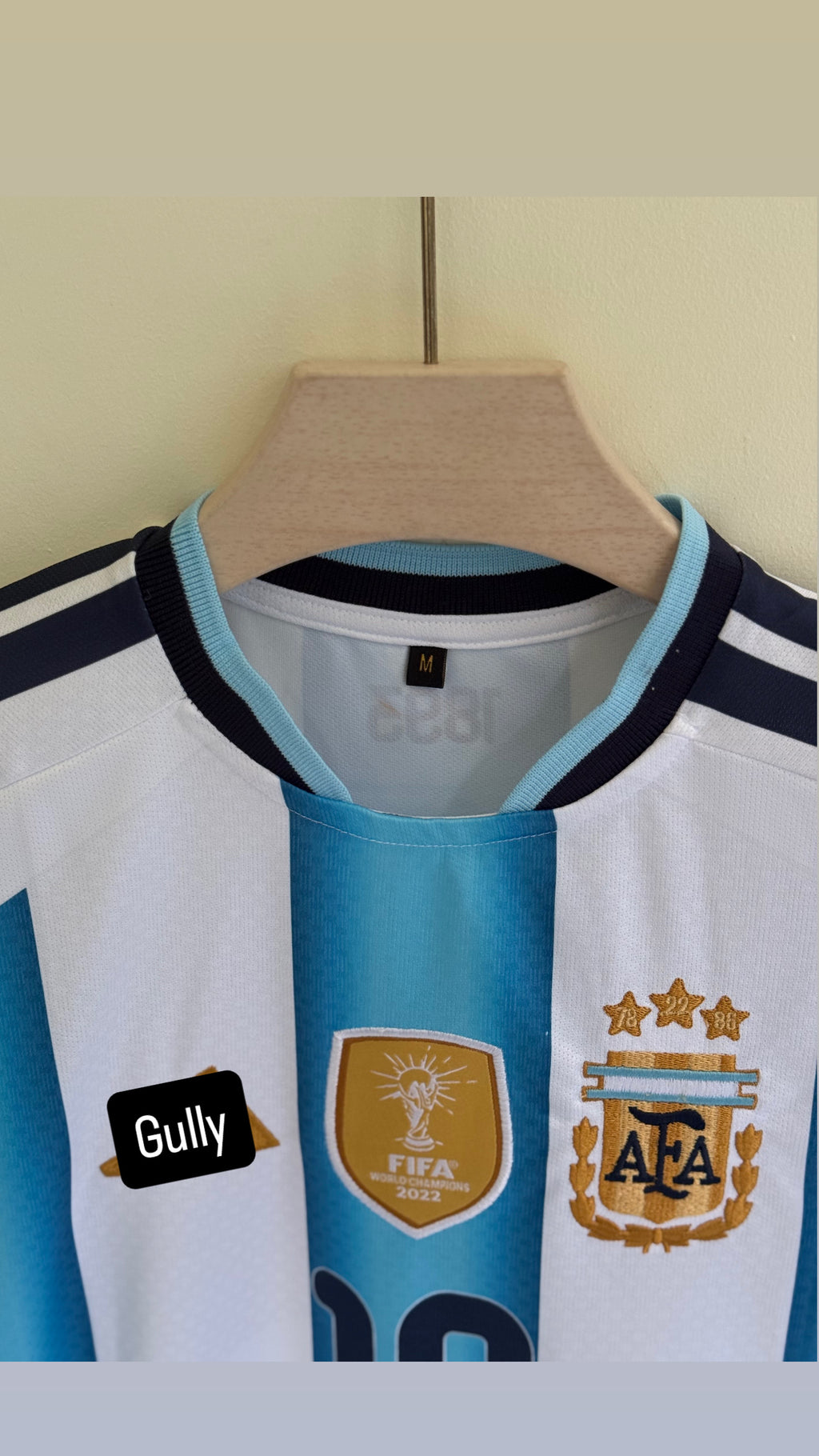 MESSI ARGENTINA 2026 WORLD CUP HOME KIT EMBROIDERY