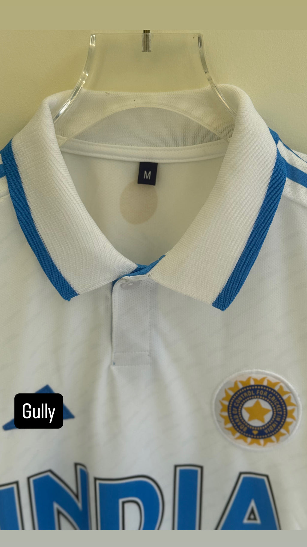 VIRAT INDIAN TEST CRICKET TEAM KIT POLO EMBROIDERY