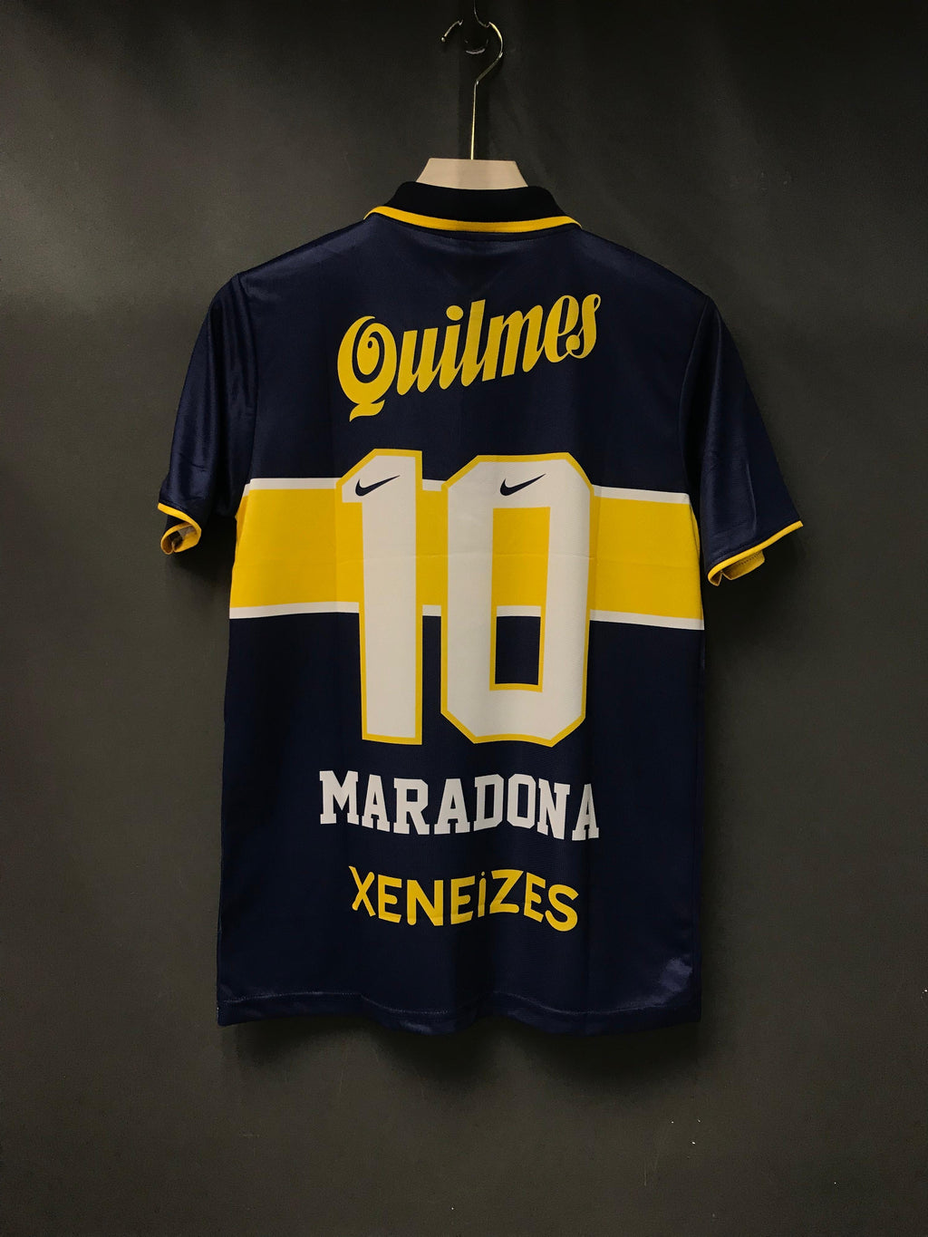 MARADONA BOCCA JUNIOR HOME KIT POLO EMBROIDERY