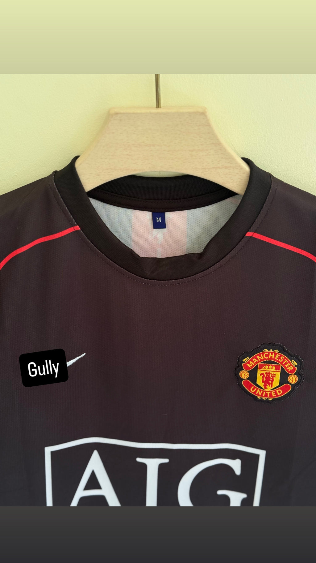 RONALDO UNITED 2008 AWAY KIT HALF SLEEVE EMBROIDERY