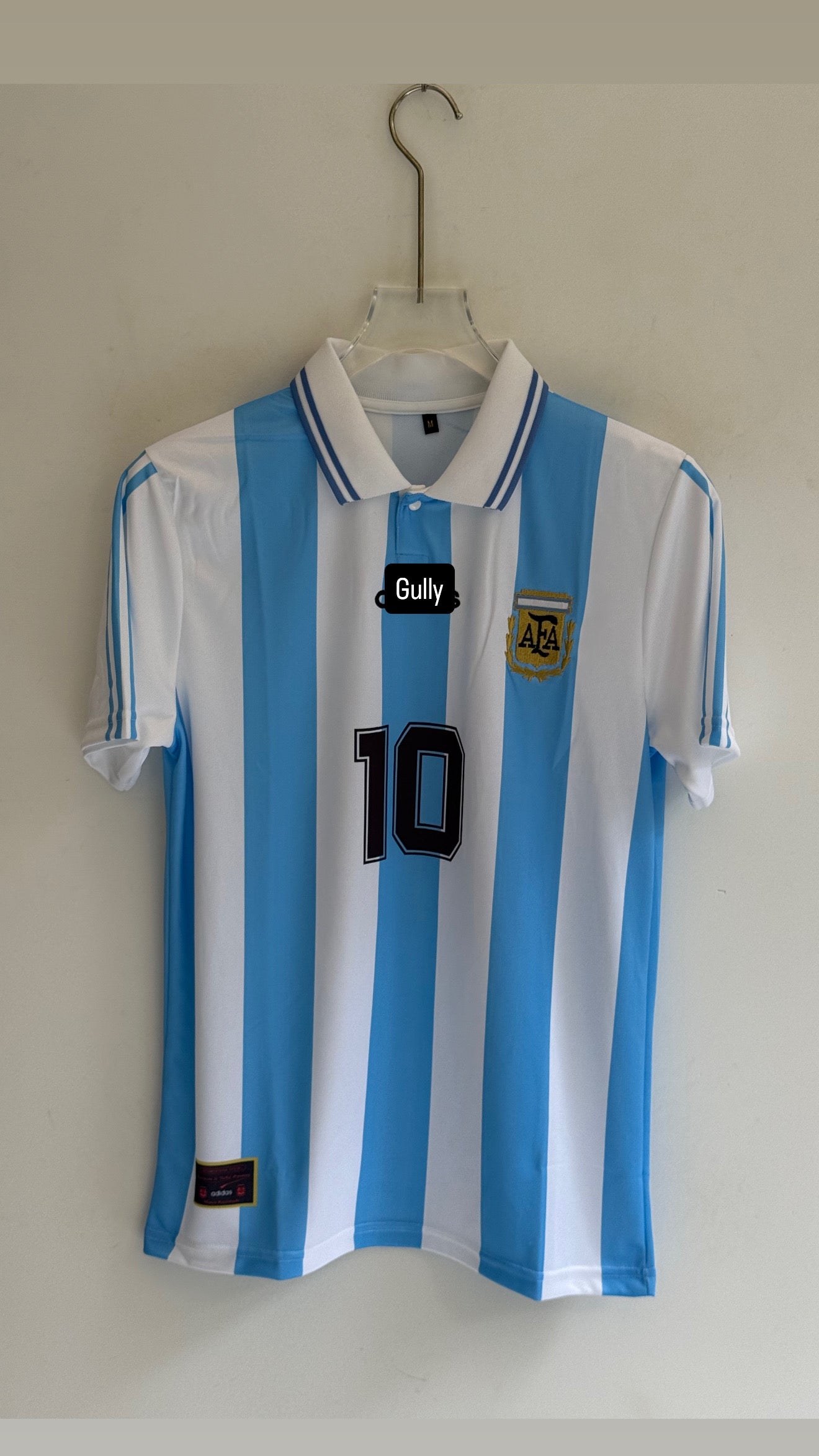 MARADONA ARG HOME KIT POLO EMBROIDERY