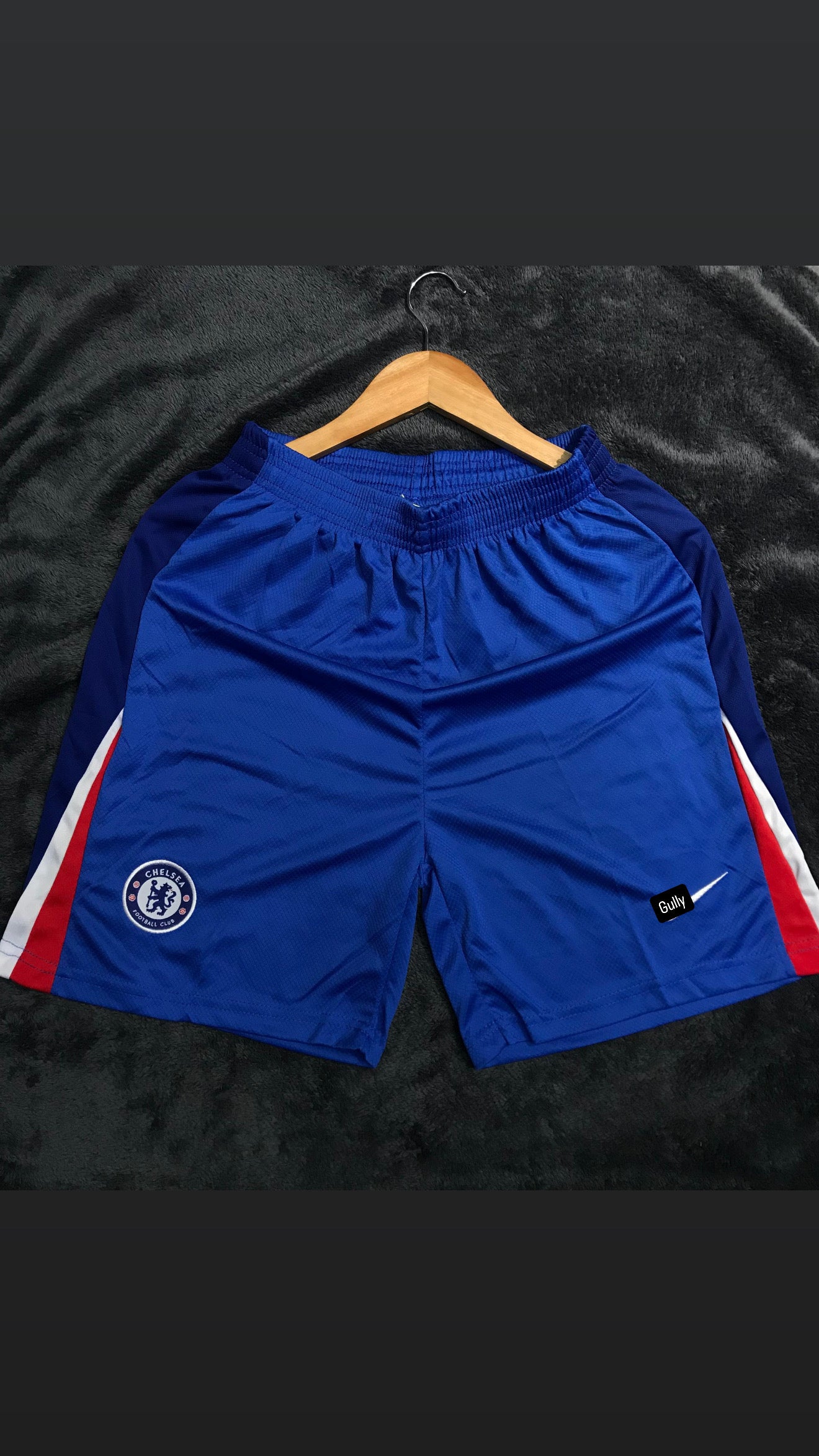 CHELSEA HOME KIT SHORTS EMBROIDERY