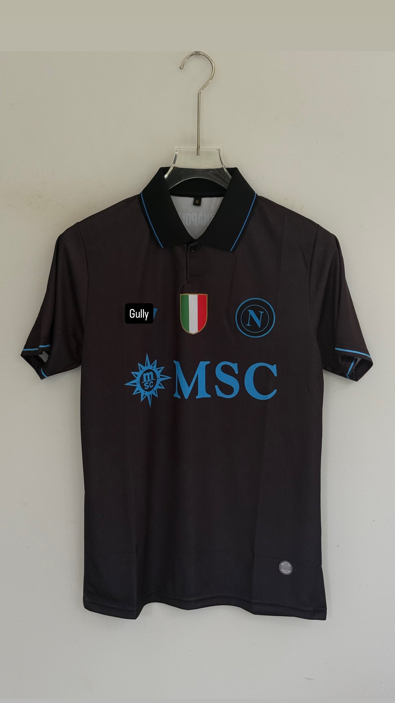 DE BRUYNE NAPOLI 25/26 THIRD KIT POLO EMBROIDERY