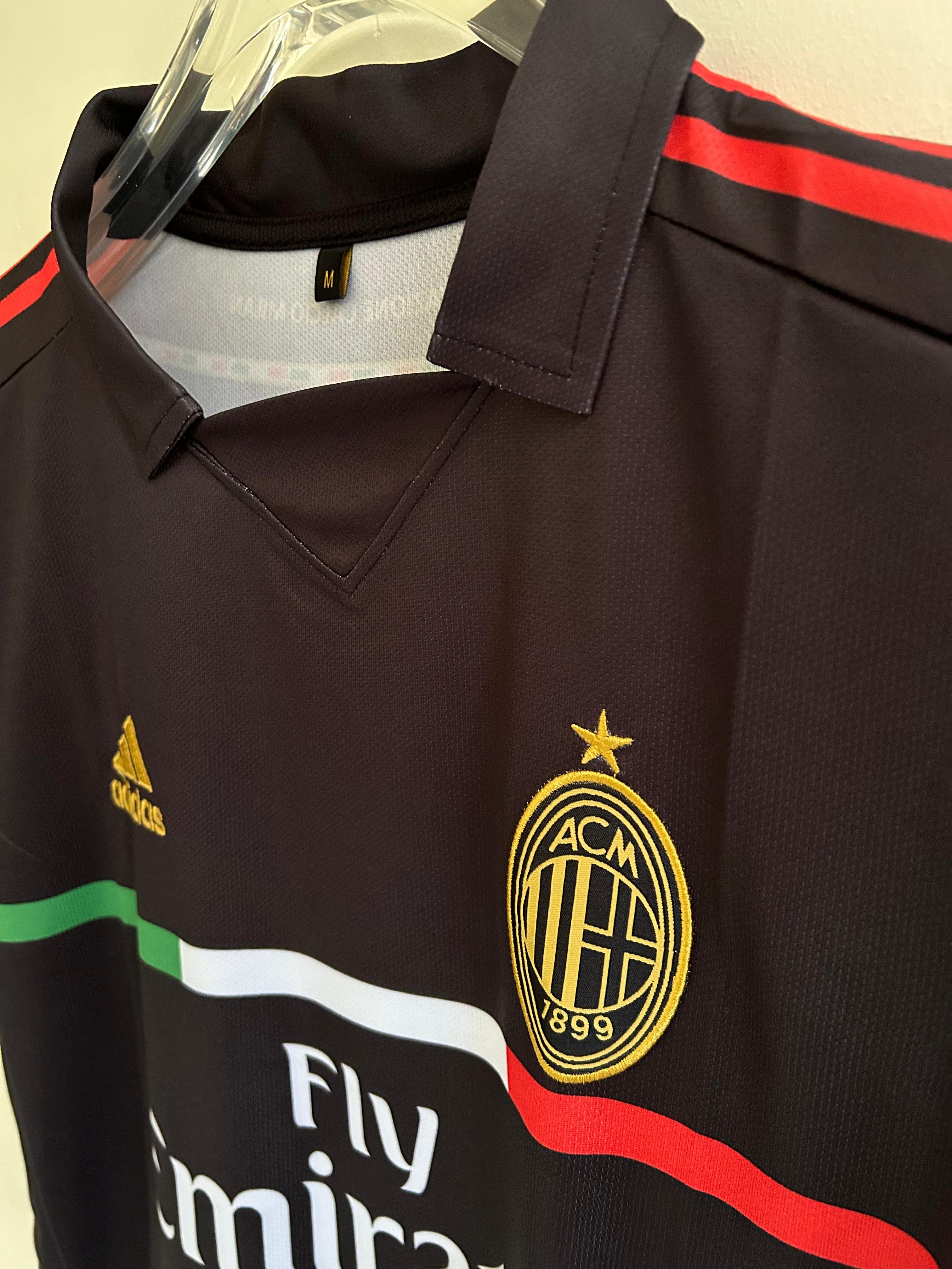 IBRAHIMOVIC AC MILAN 2011/12 THIRD KIT POLO EMBROIDERY