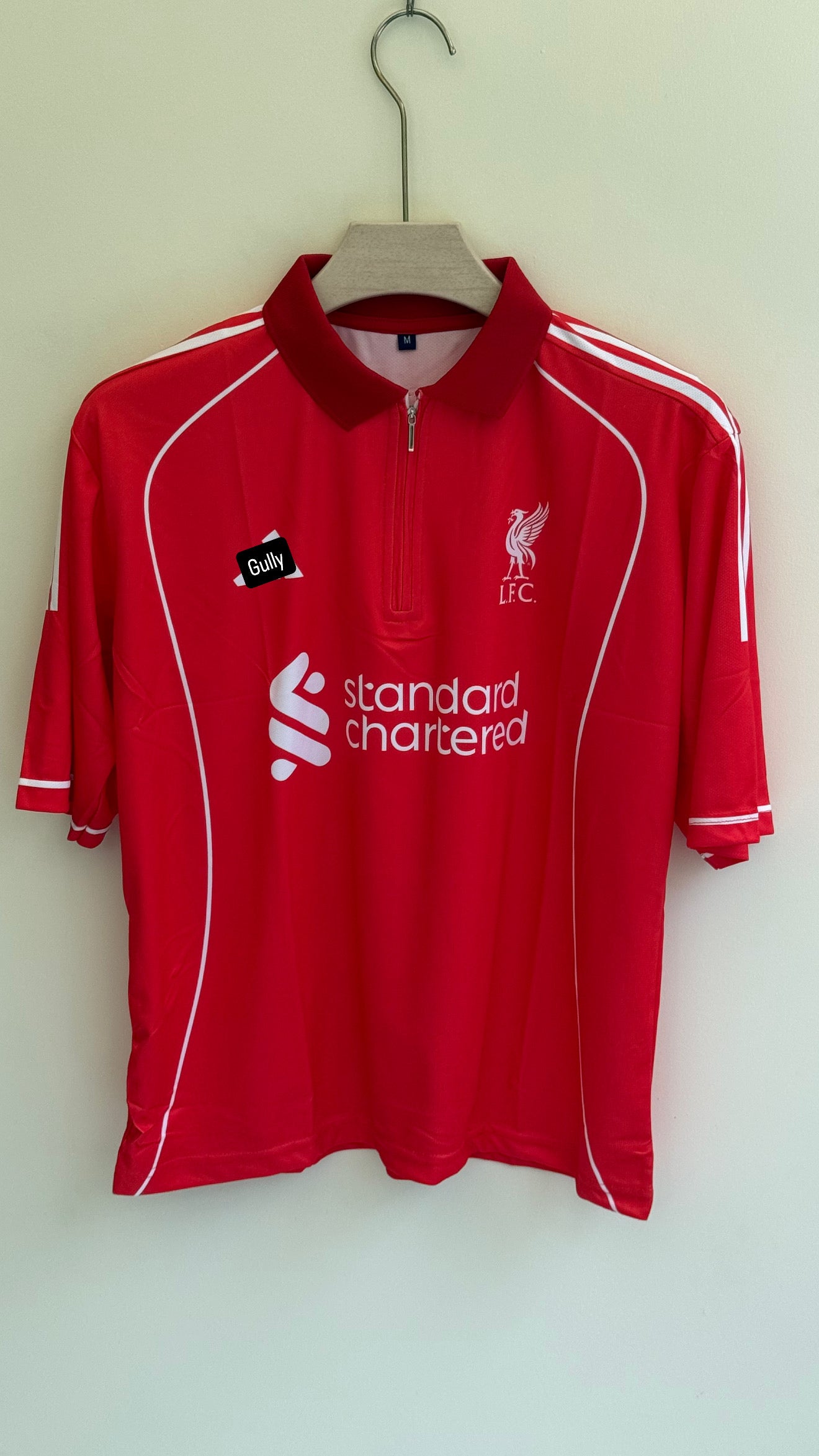 LIVERPOOL FIVE SLEEV POLO ZIP