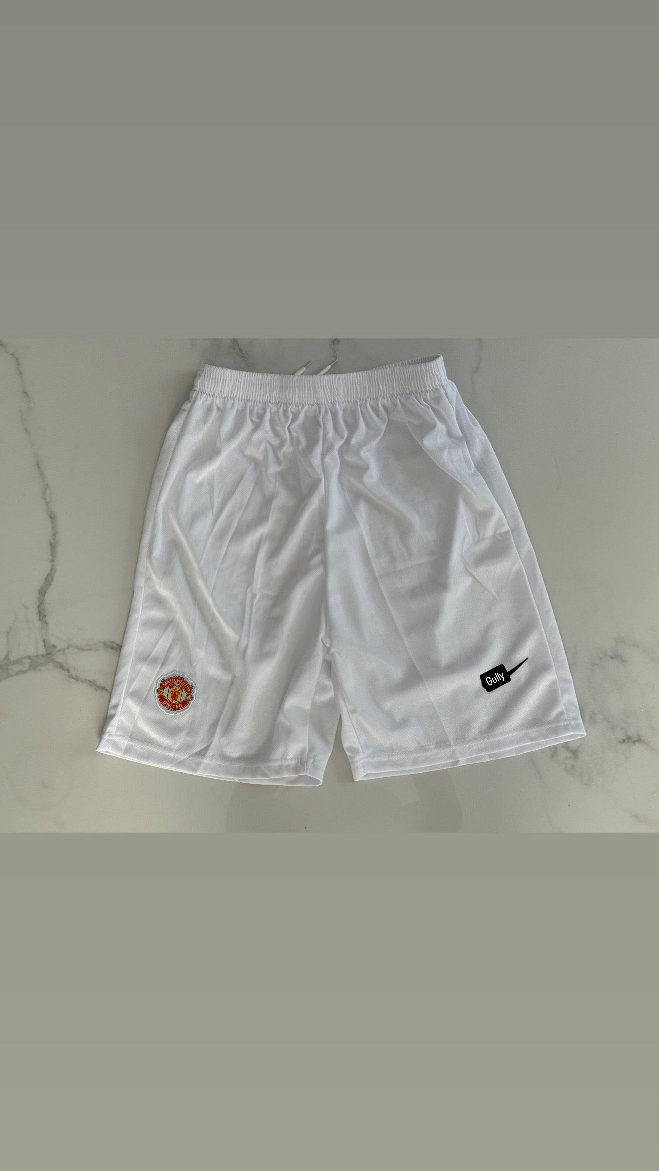 UNITED WHITE SHORTS EMBROIDERY