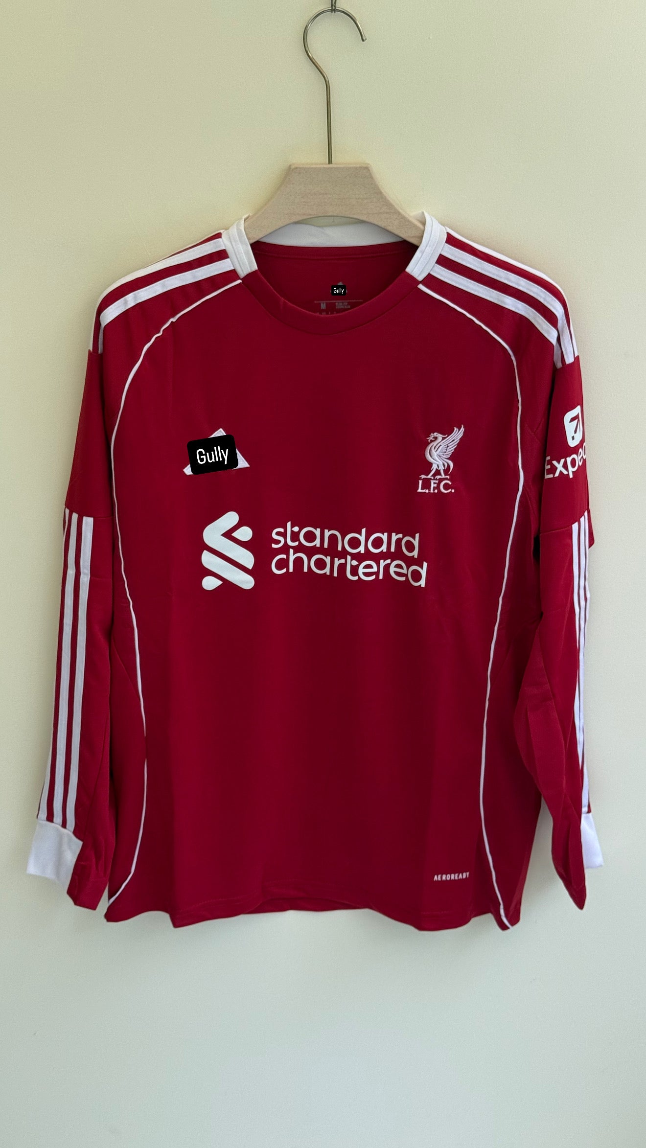 LIVERPOOL 25/26 HOME KIT FULL SLEEEV MASTER QUALITY EMBROIDERY