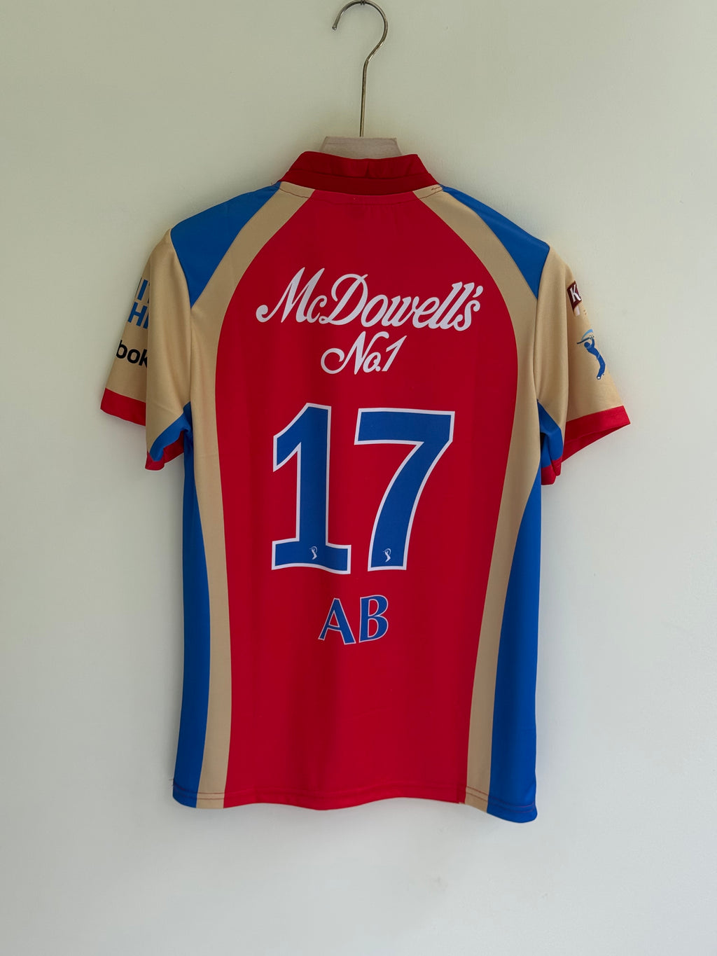 AB DE VILLERS 2011 RCB HOME KIT EMBROIDERY