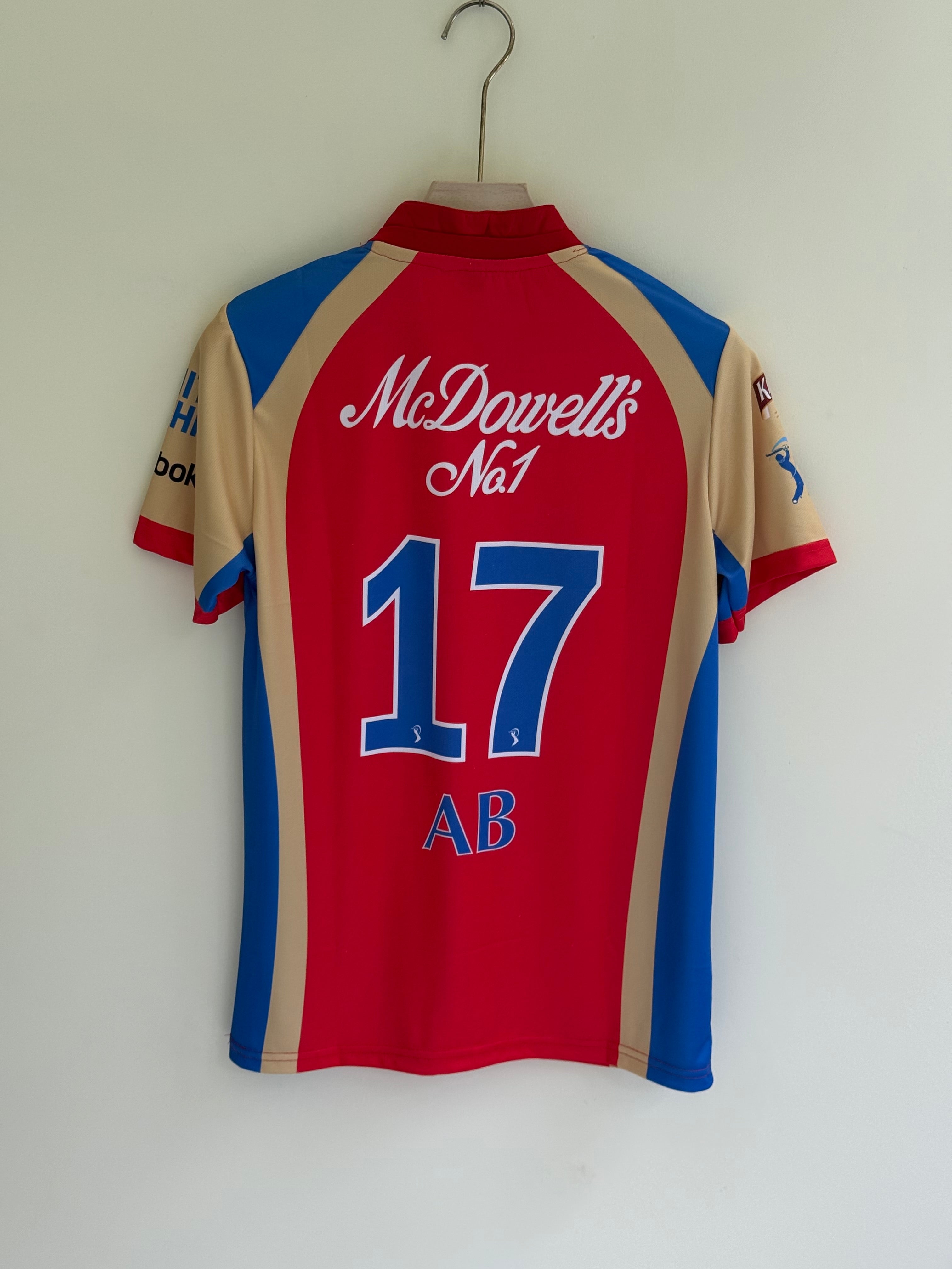 AB DE VILLERS 2011 RCB HOME KIT EMBROIDERY