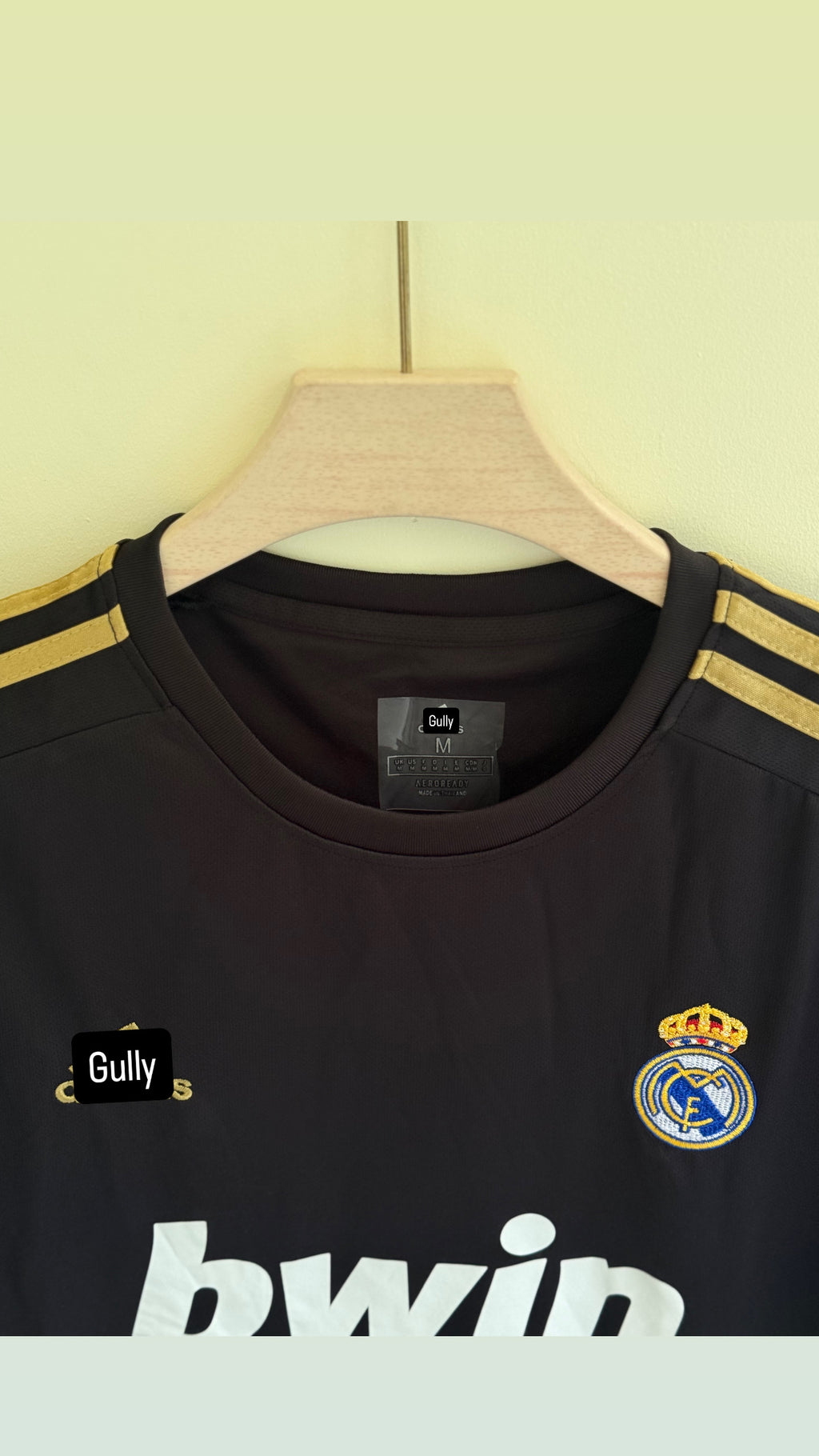 REAL MADRID 2012 AWAY KIT MASTER QUALITY EMBROIDERY