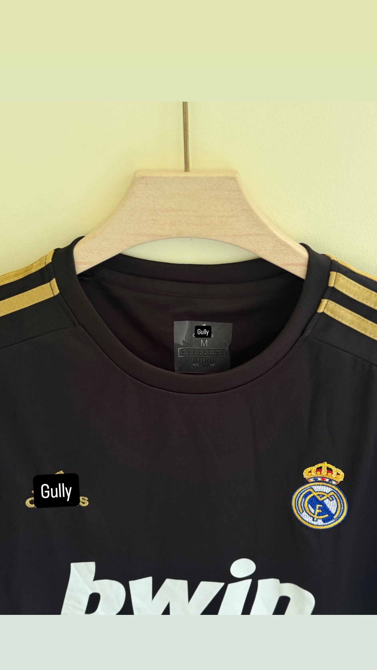 REAL MADRID 2012 AWAY KIT MASTER QUALITY EMBROIDERY