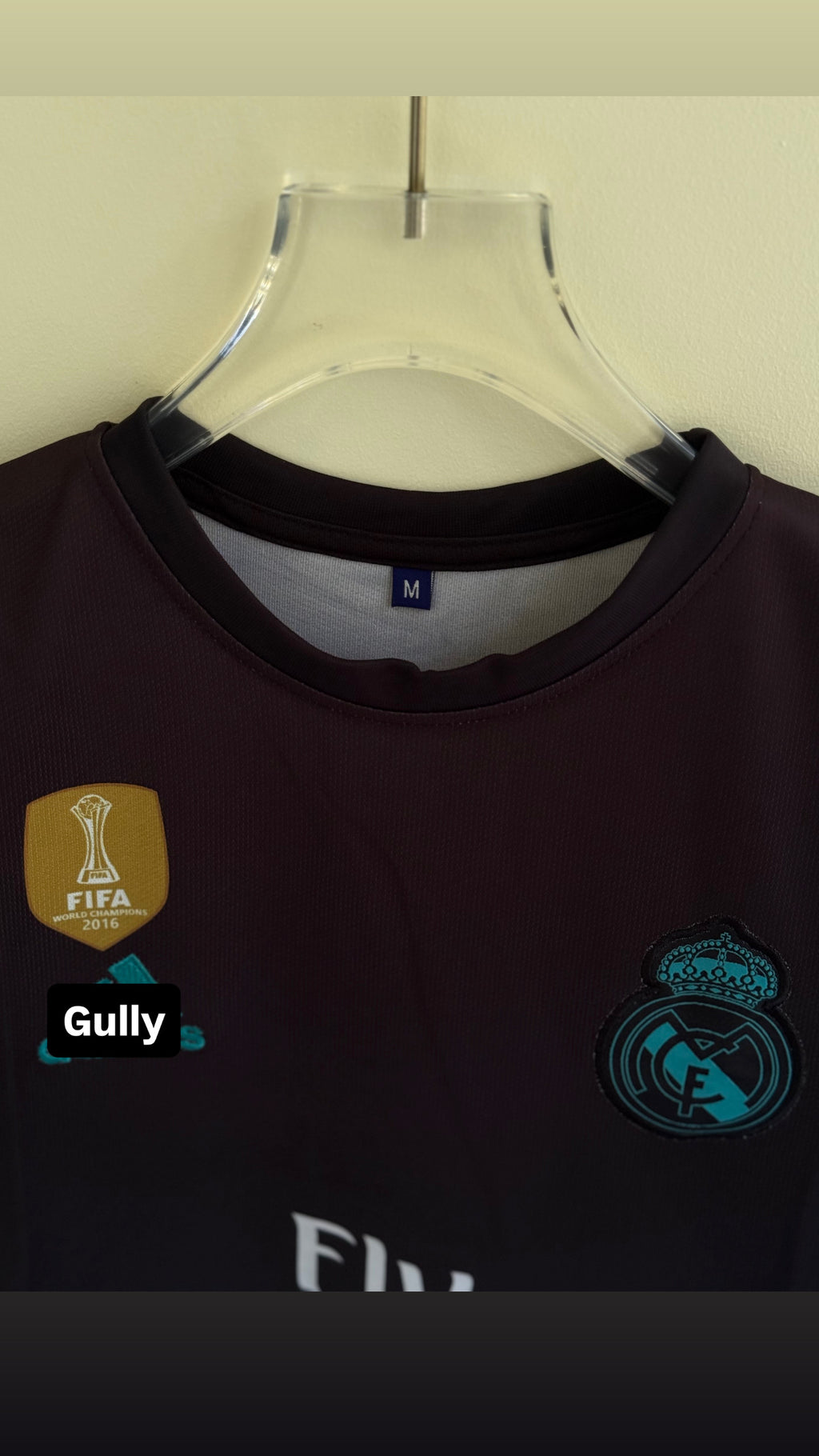 RONALDO REAL MADRID 2017/18 AWAY KIT EMBROIDERY