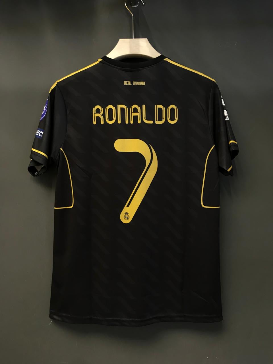 RONALDO REAL MADRID 2012 AWAY KIT EMBROIDERY