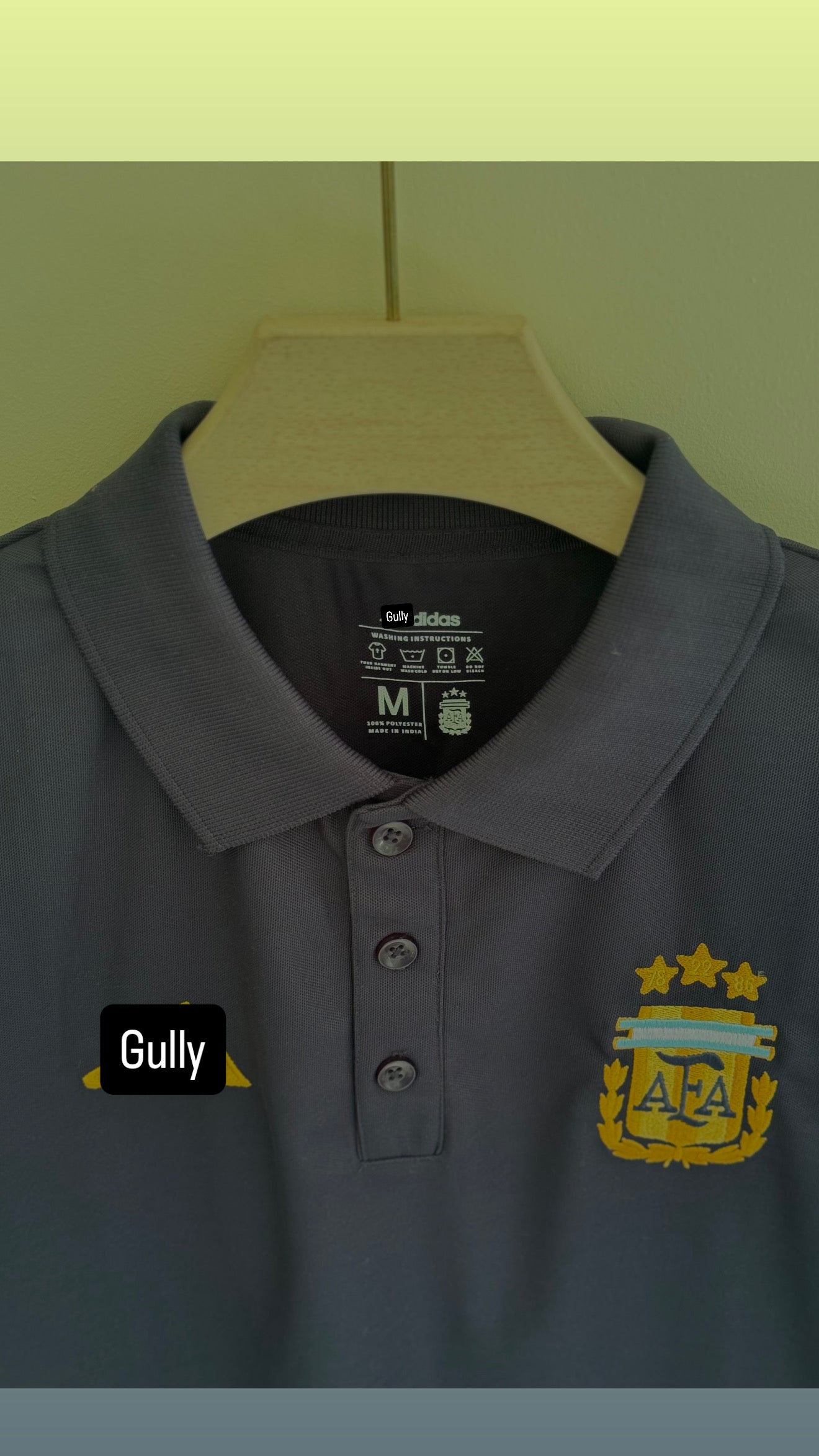 ARGENTINA POLO T SHIRT EMBROIDERY (NAVY BLUE )