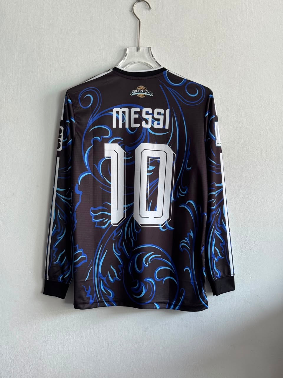 MESSI ARGENTINA 2026 WORLD CUP AWAY KIT FULL SLEEV EMBROIDERY