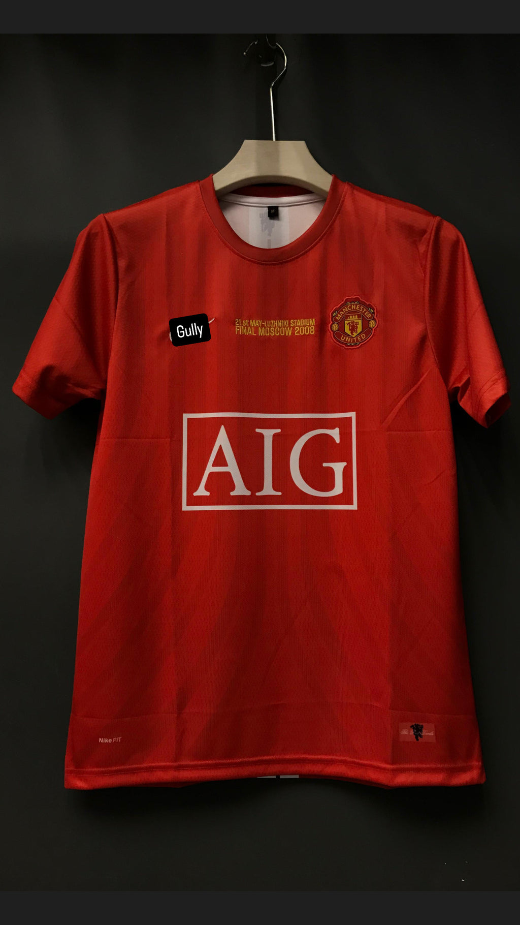 RONALDO UNITED 2008 HOME KIT EMBROIDERY
