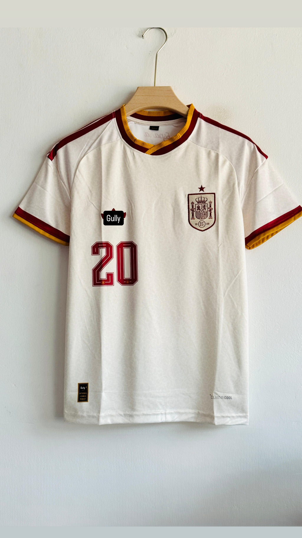 PEDRI SPAIN WORLD CUL 2026 AWAY KIT EMBROIDERY