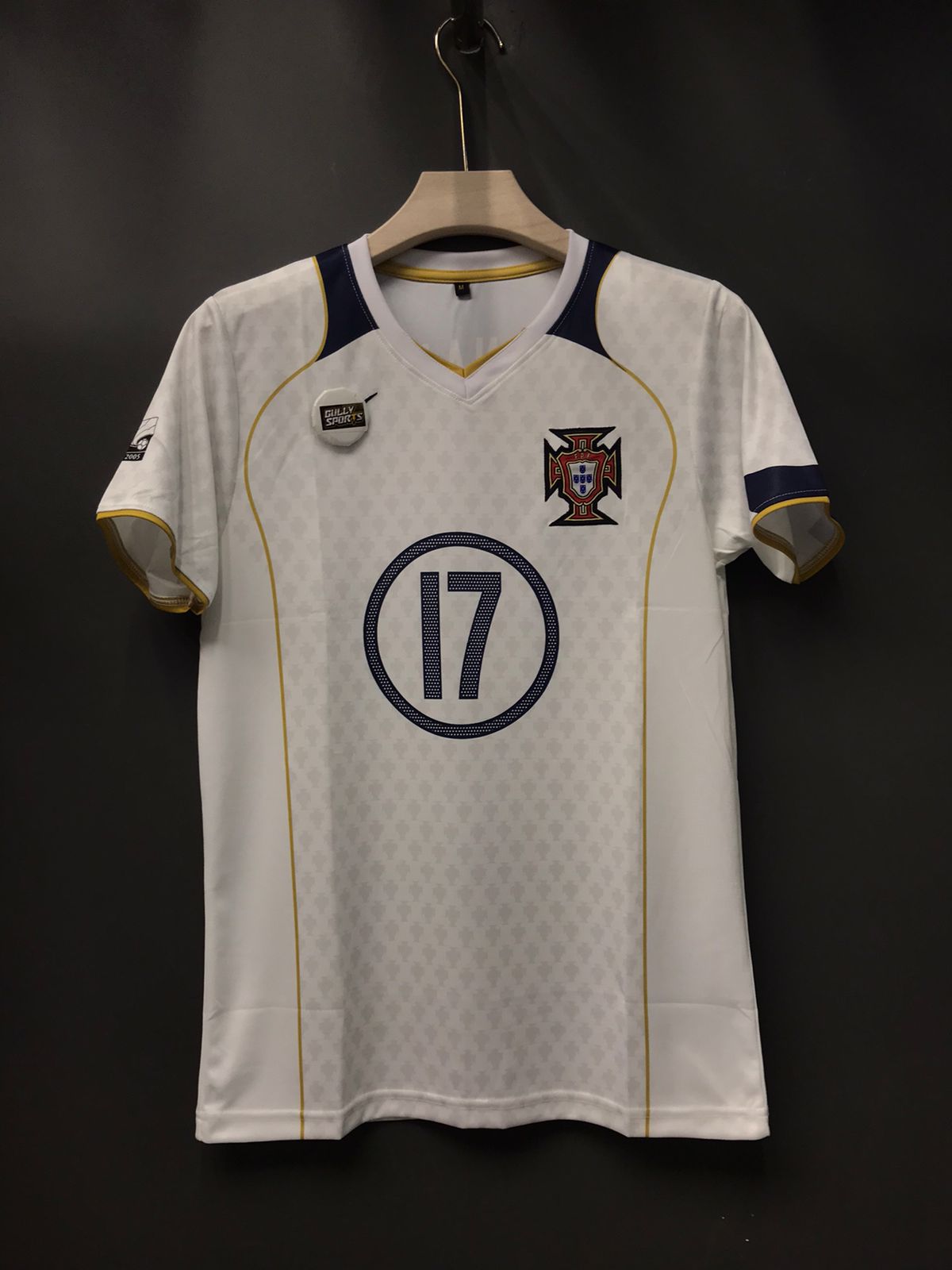 RONALDO PORTUGAL 2004 AWAY KIT EMBROIDERY