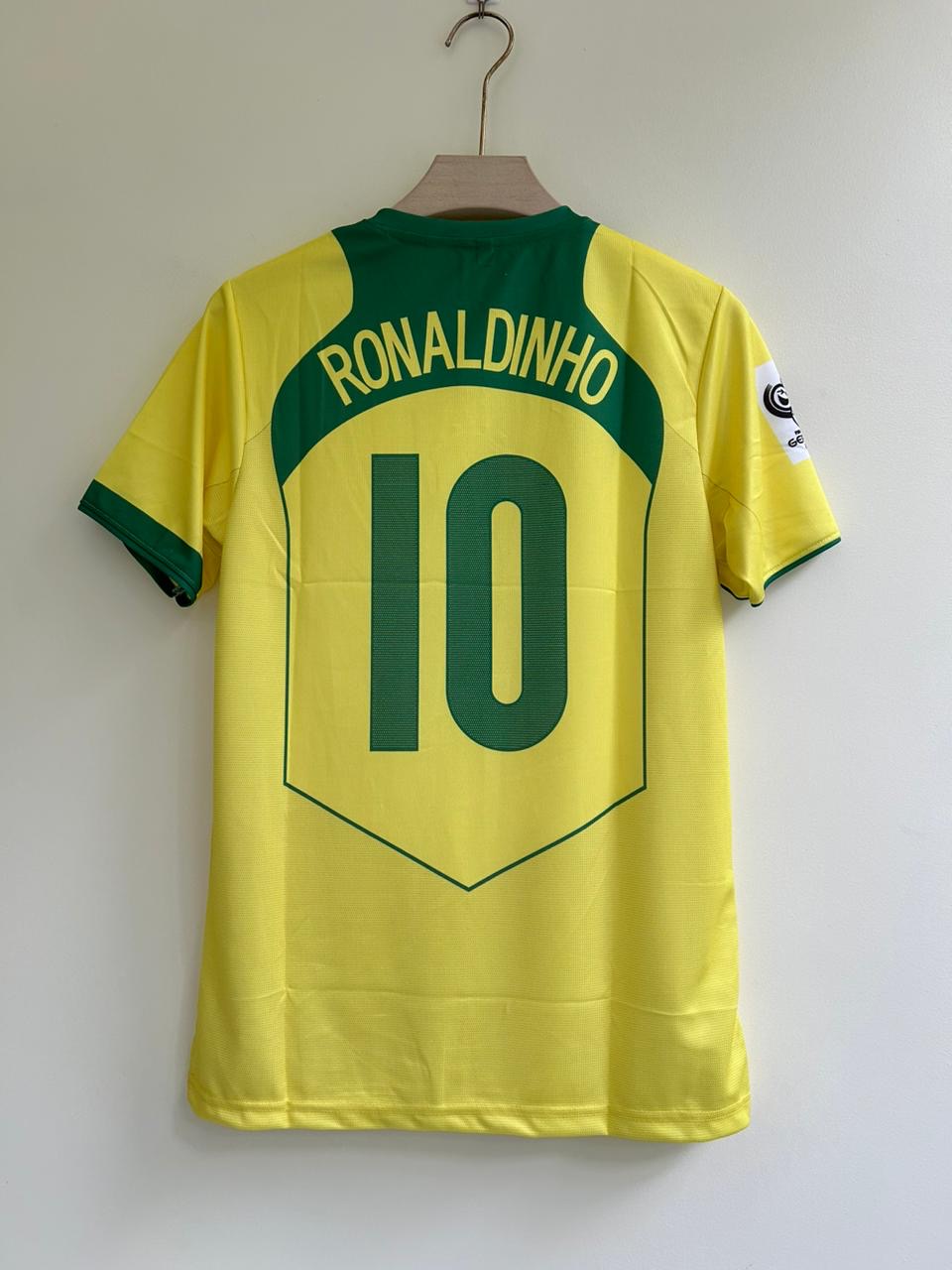 RONALDINHO BRAZIL HOME KIT EMBROIDERY