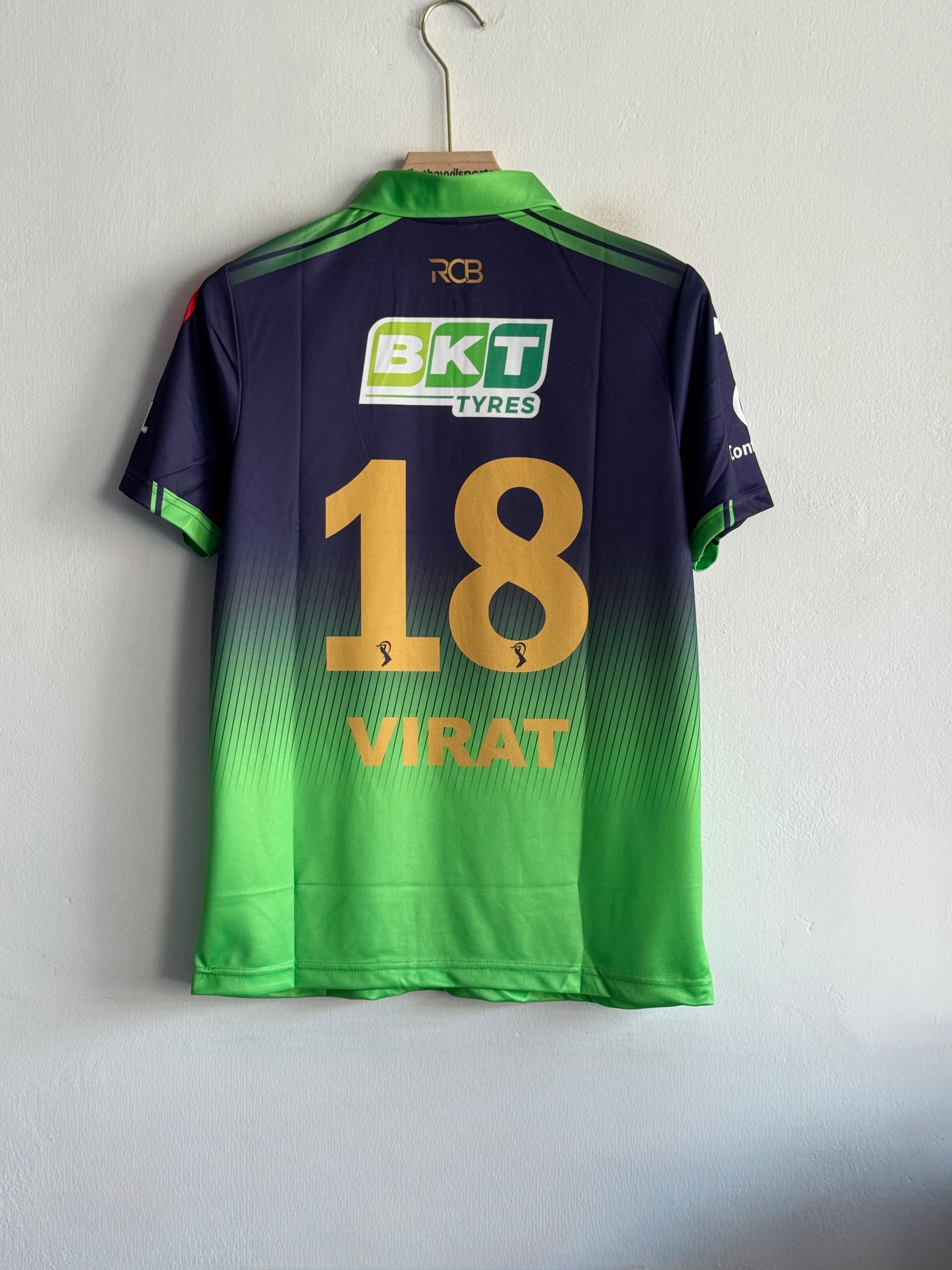KOHLI RCB AWAY KIT POLO ZIP