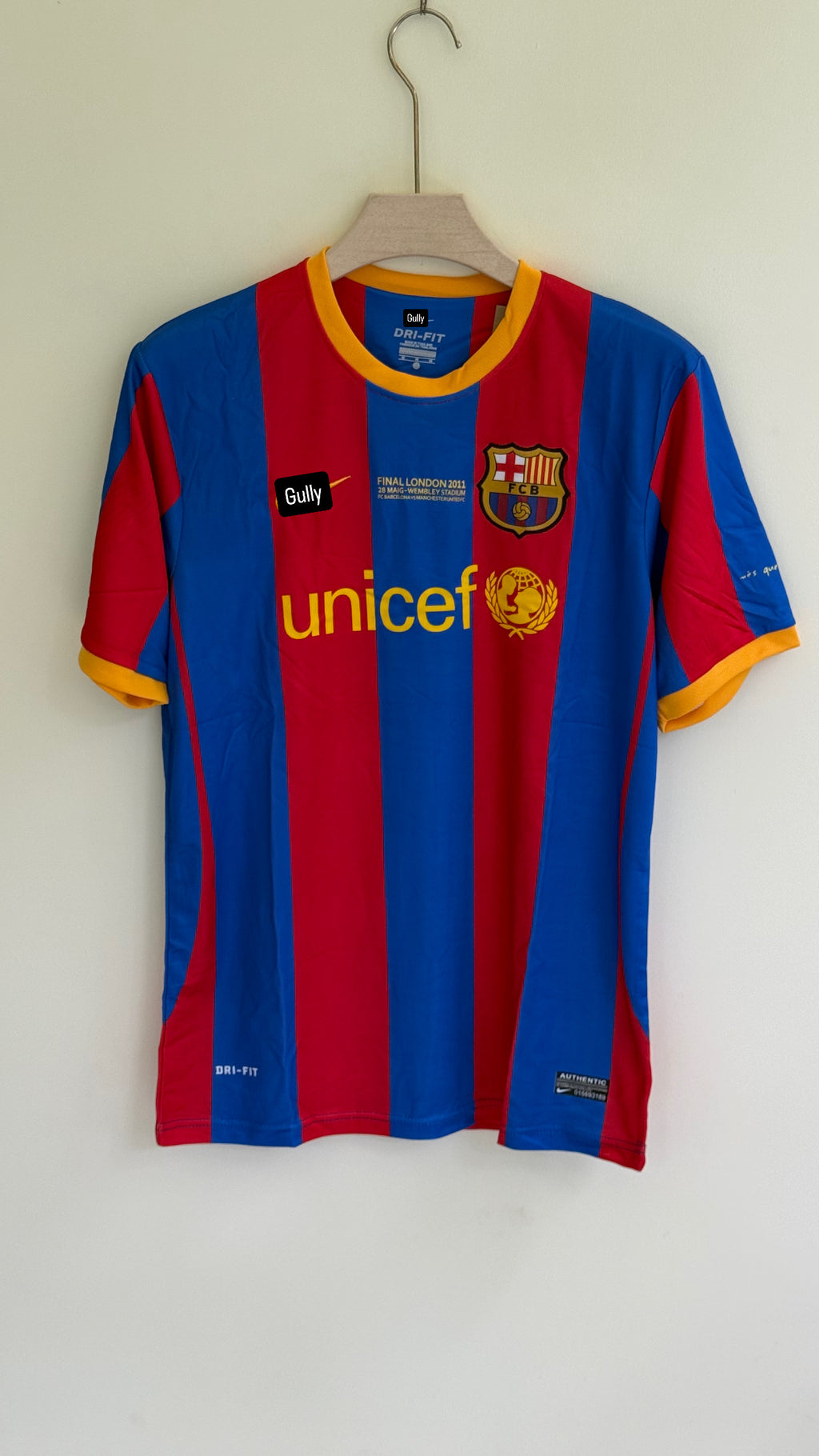 BARCELONA 2011 HOME KIT MASTER QUALITY EMBROIDERY