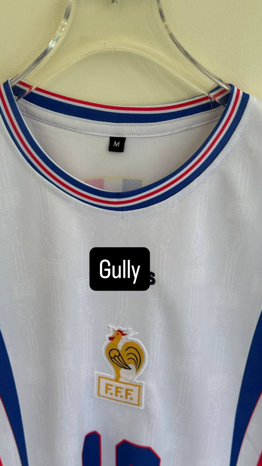 ZIDANE FRANCE AWAY EMBROIDERY