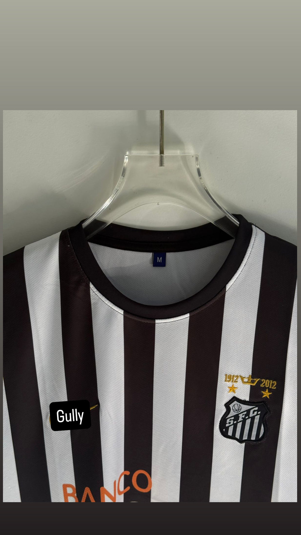 NEYMAR SANTOS AWAY KIT EMBROIDERY