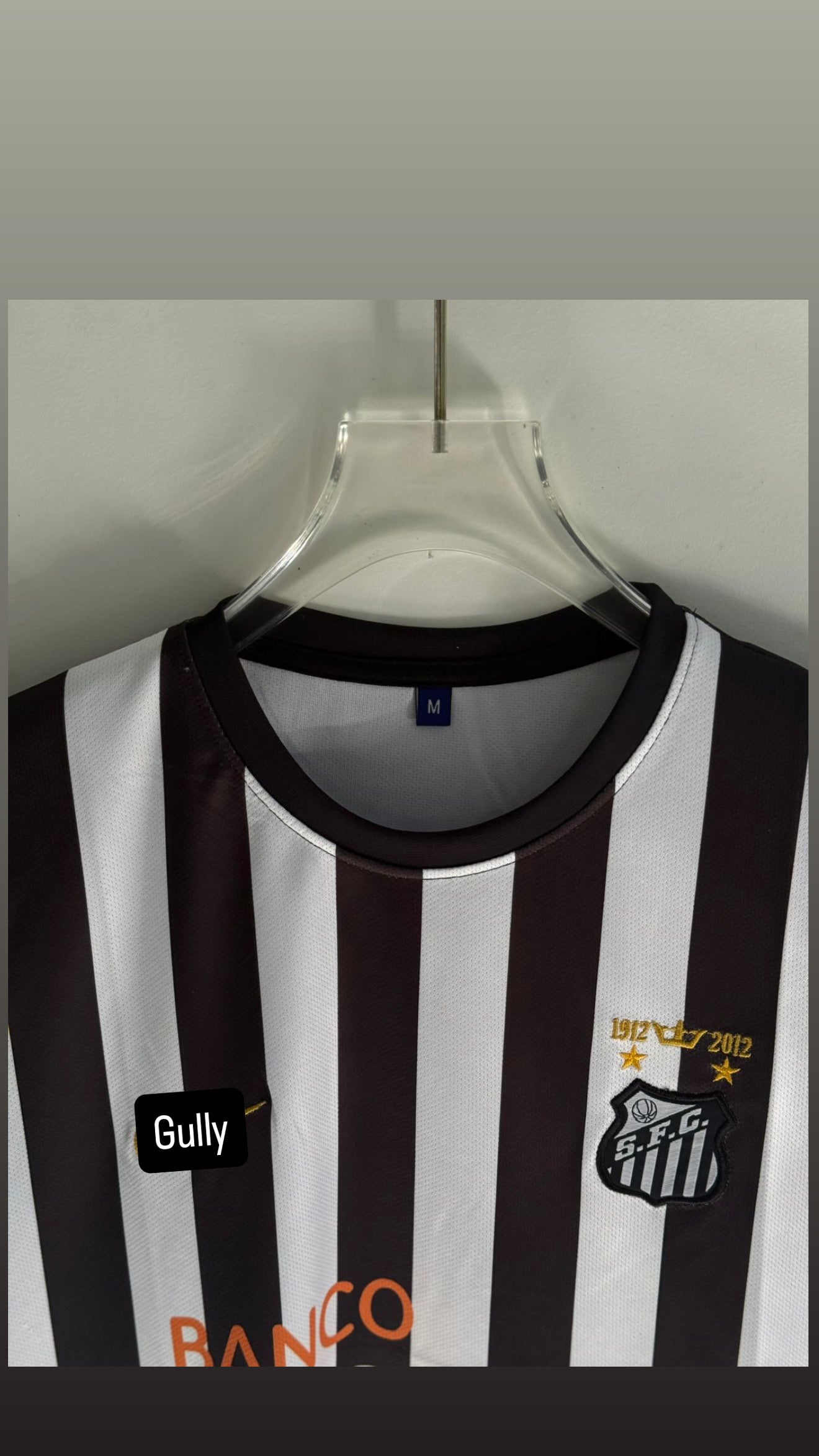 NEYMAR SANTOS AWAY KIT EMBROIDERY