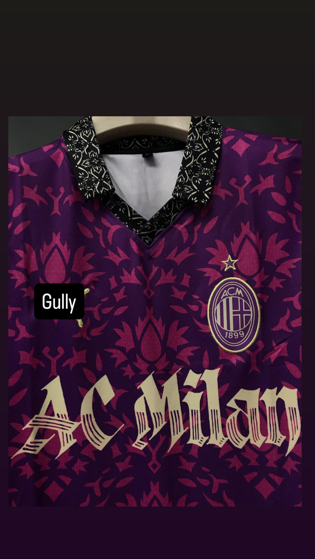MALDINI AC MILAN SPECIAL KIT POLO EMBROIDERY