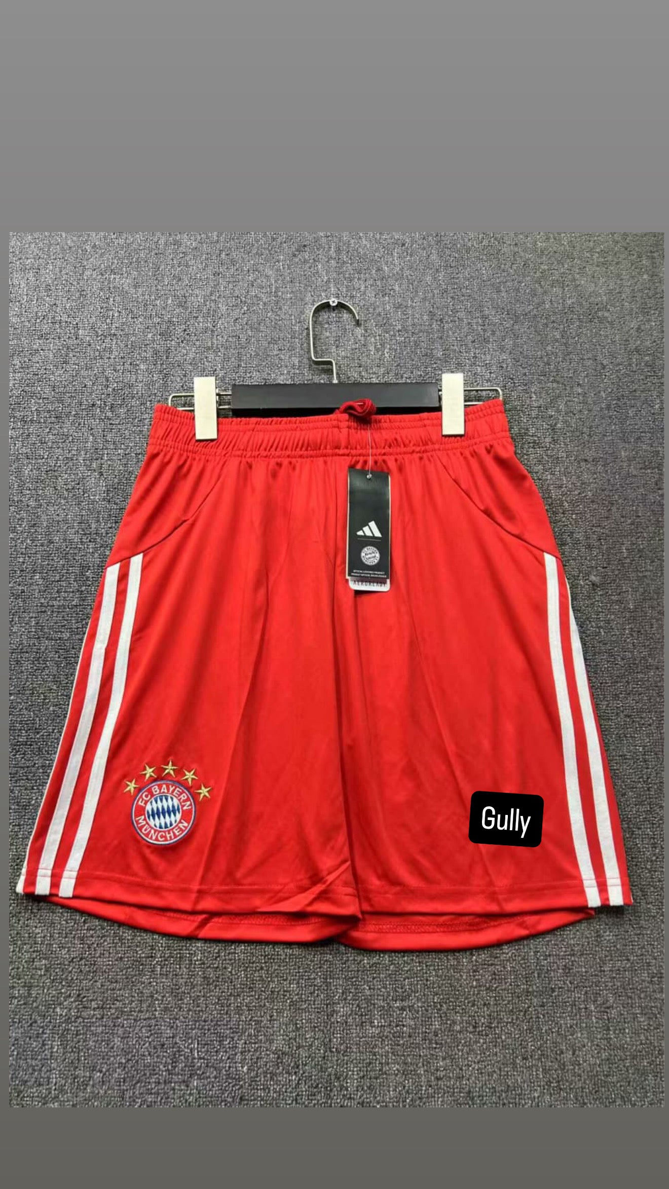 BAYERN HOME KIT SHORTS EMBROIDERY
